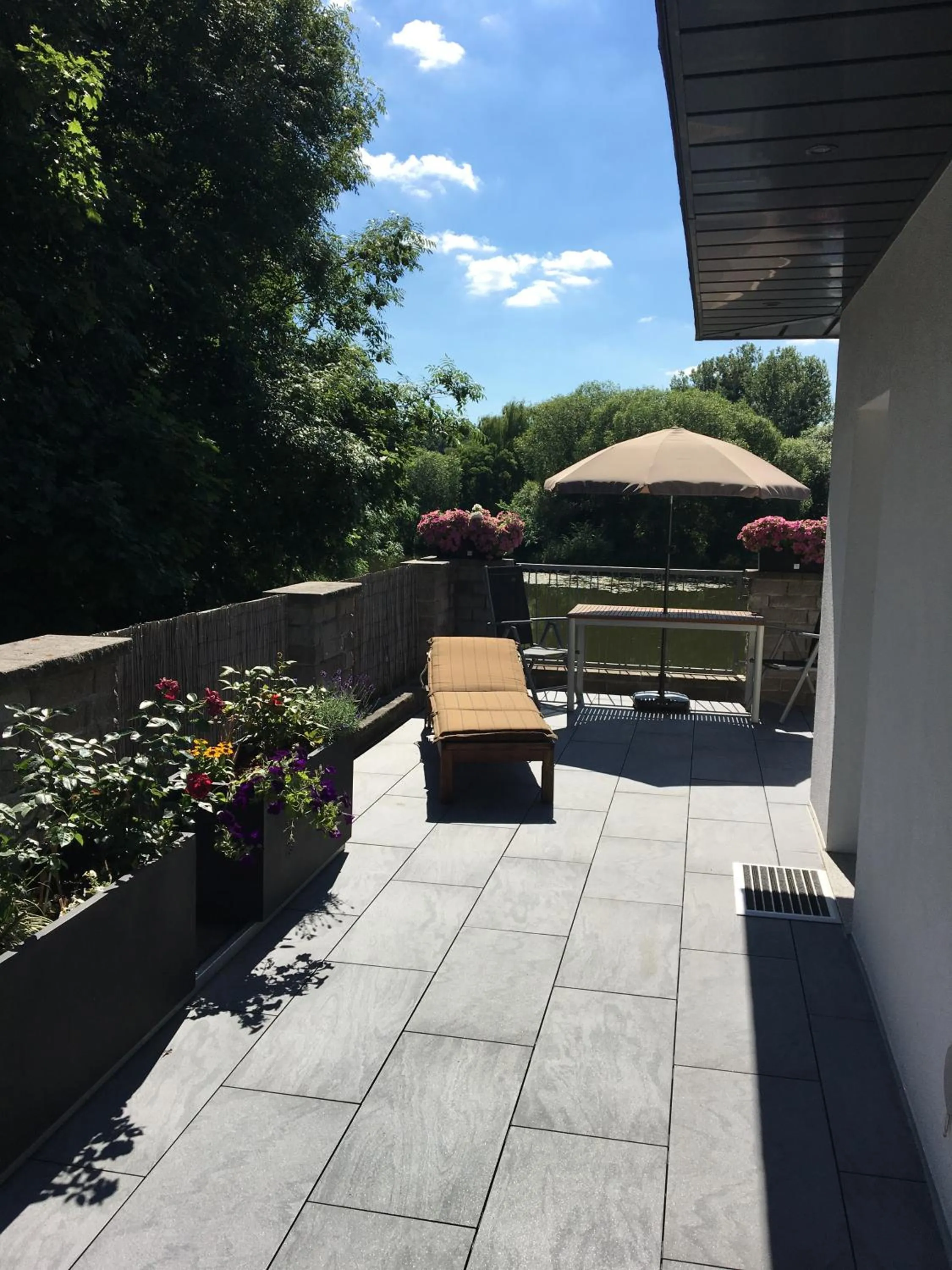 Balcony/Terrace in Pension am See