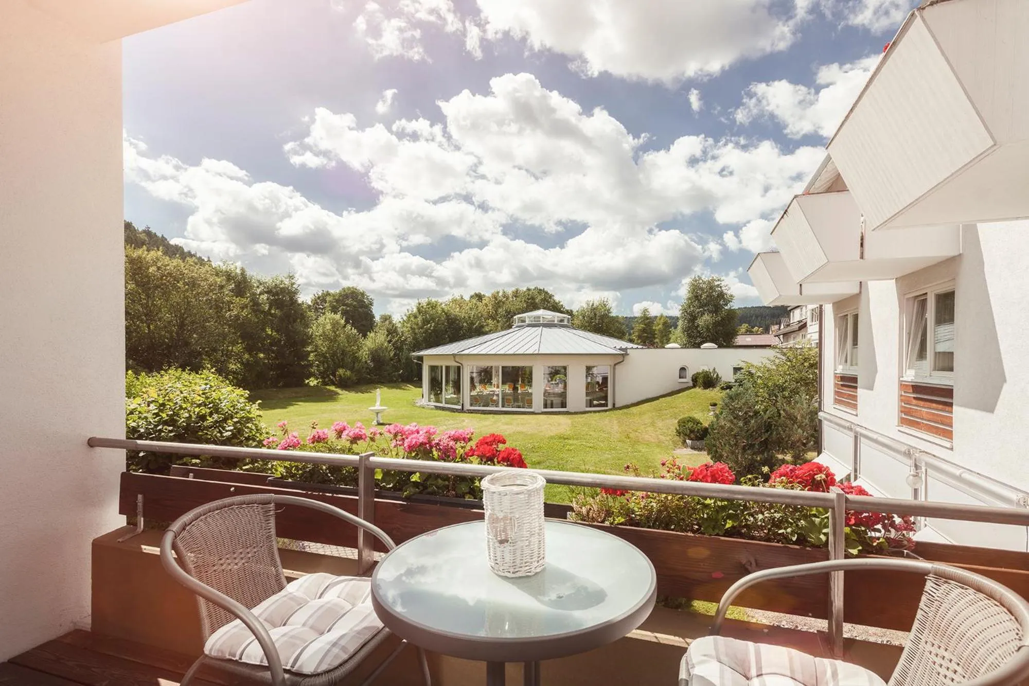 Balcony/Terrace in Hotel Traube Revital