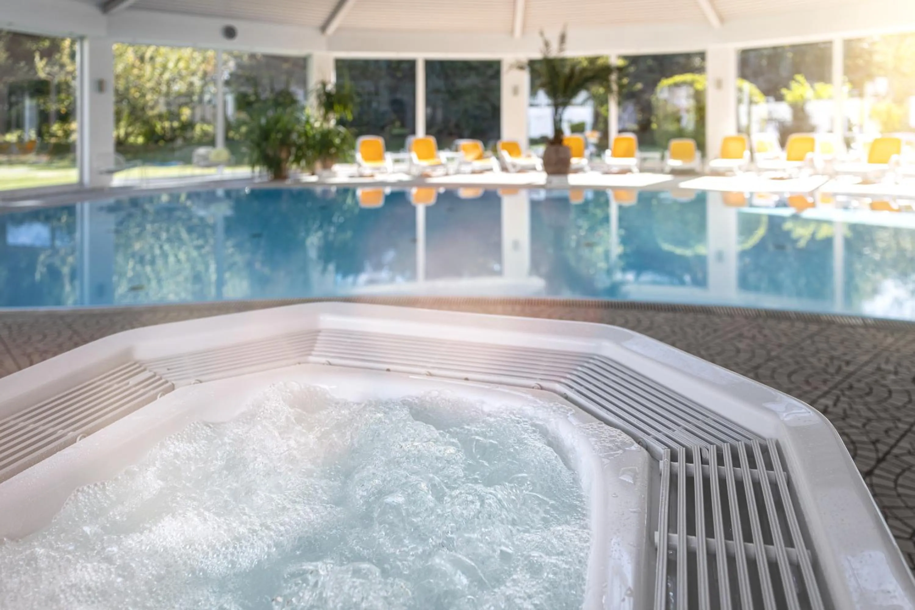 Hot Tub in Hotel Traube Revital