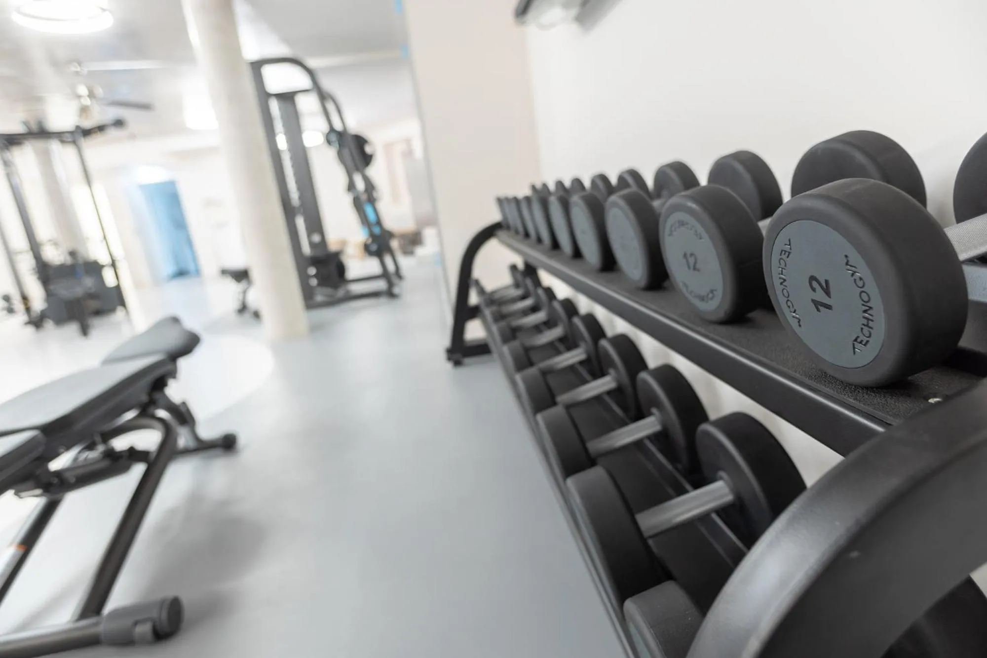Fitness centre/facilities in Hotel Traube Revital