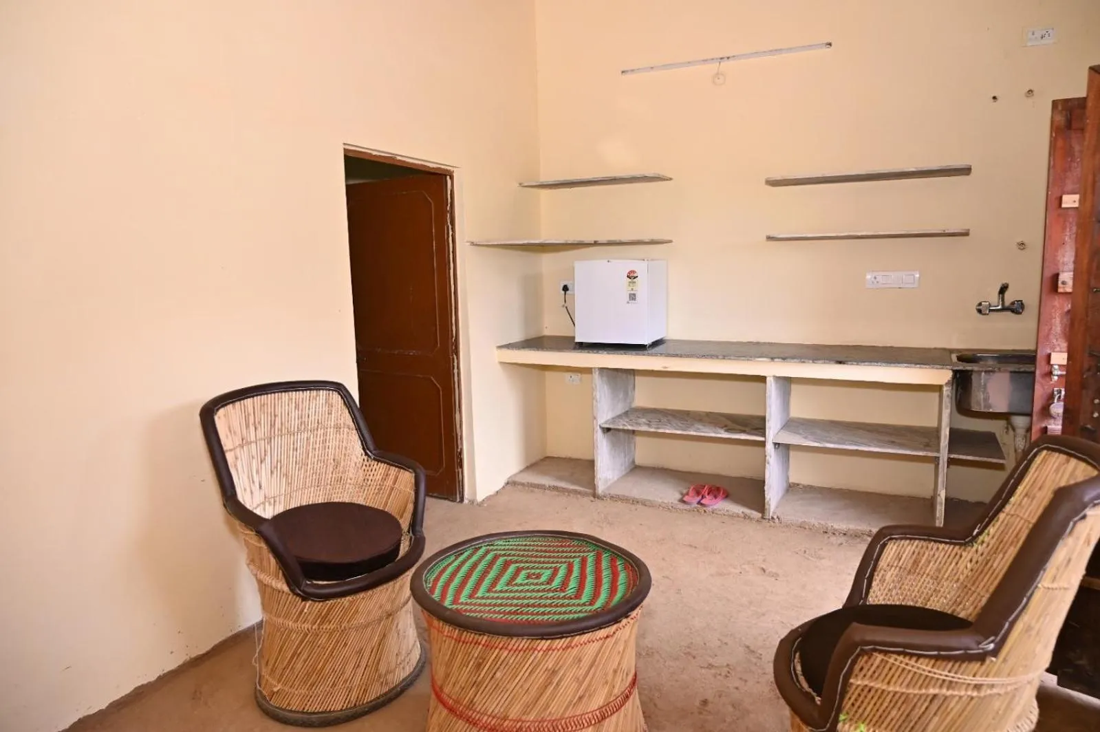 Seating area in Gramya Resort