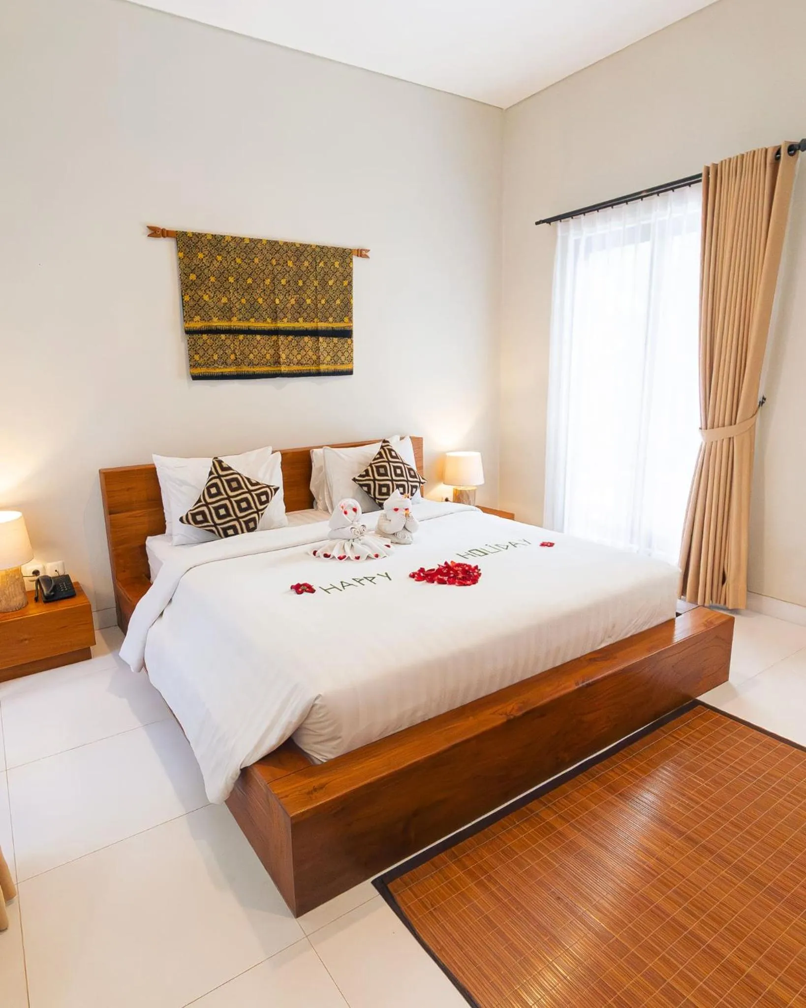 Bedroom, Bed in Mahayoga Ubud Private Pool Villa Spa And Resto