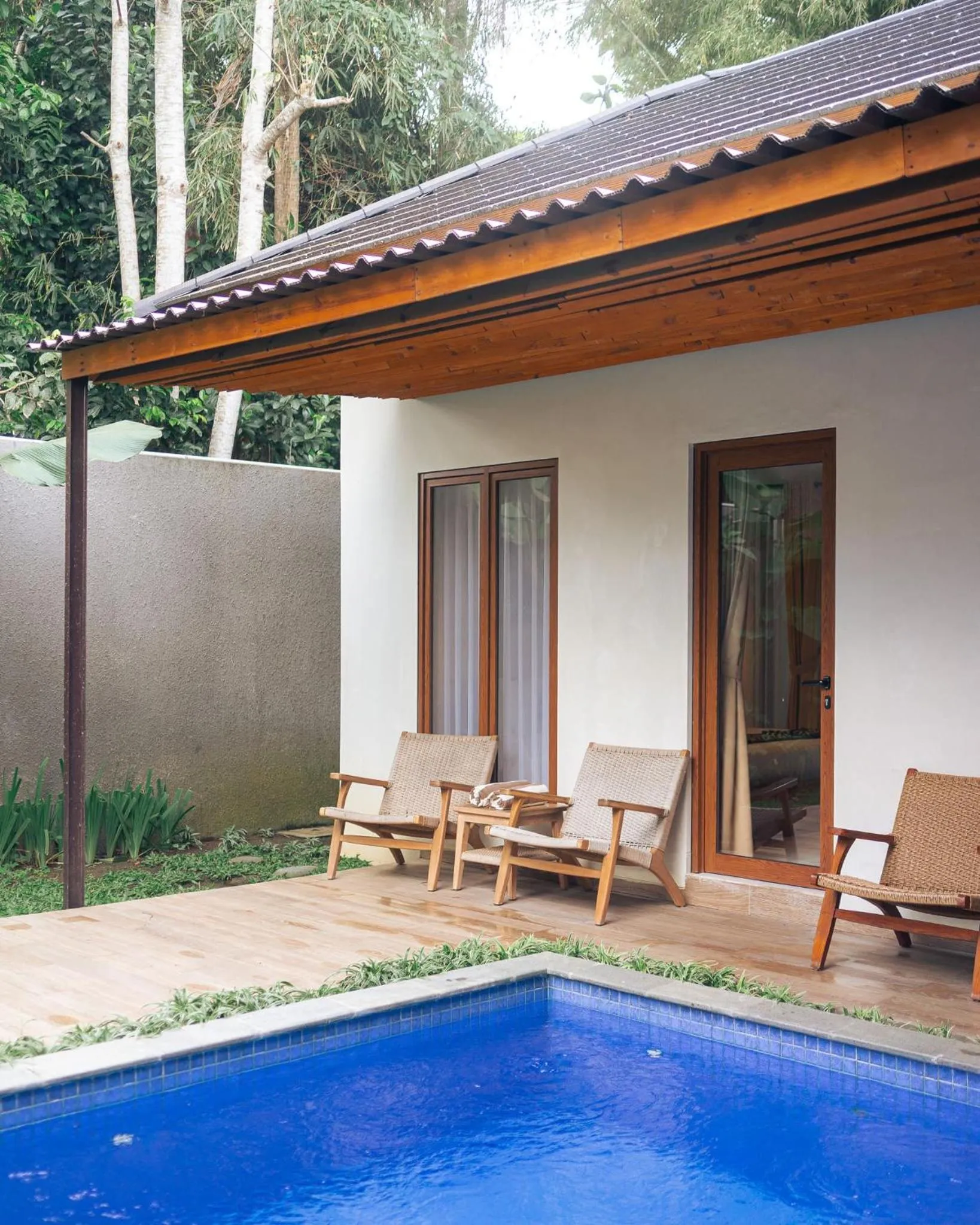 Living room in Mahayoga Ubud Private Pool Villa Spa And Resto