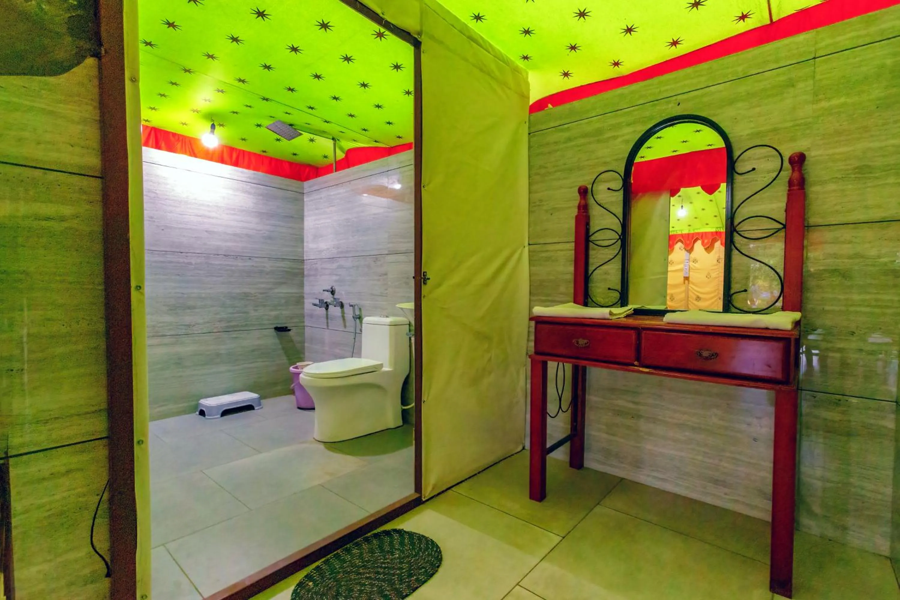 Shower in Amber Resort