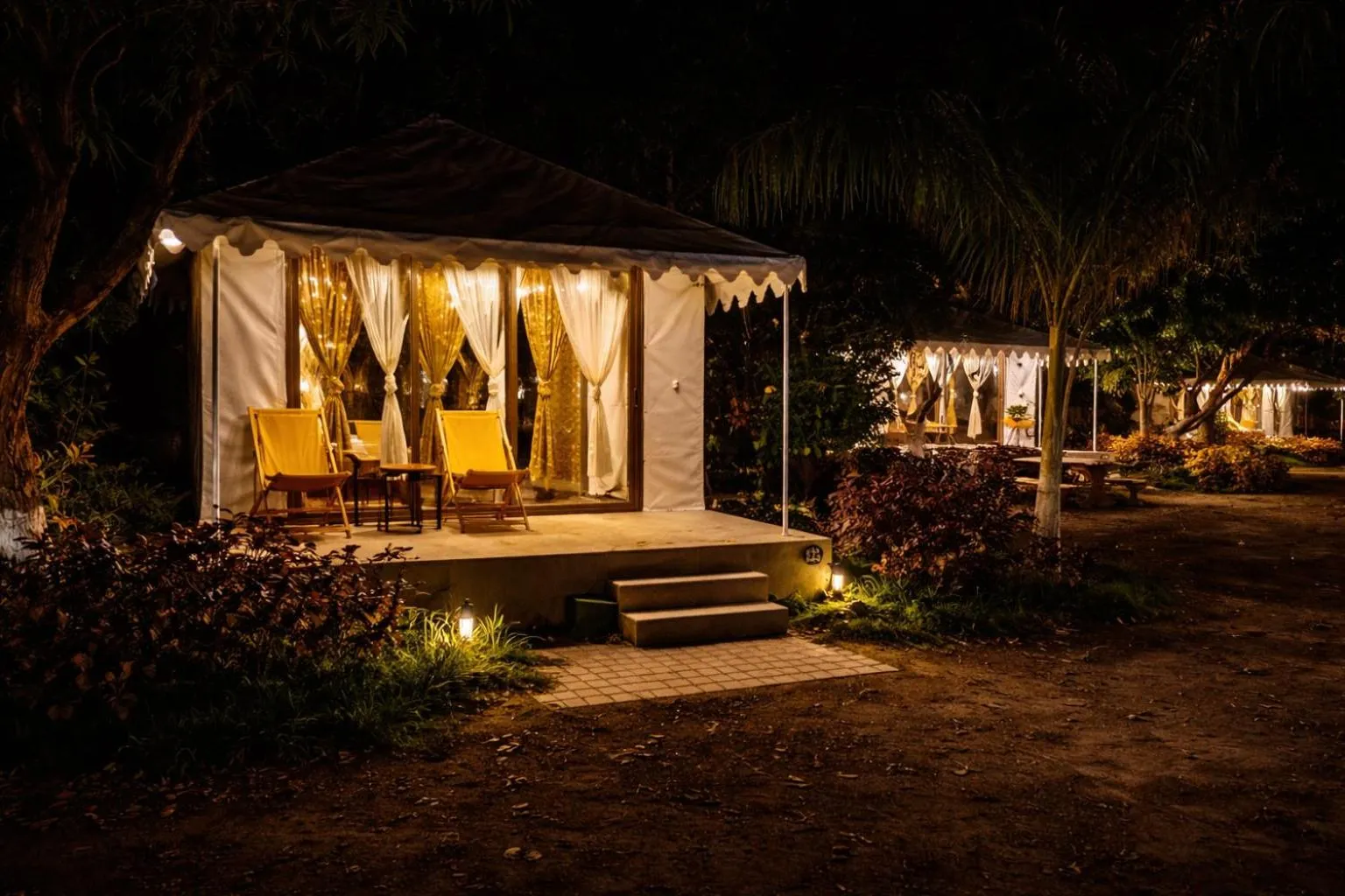 Seating area in Amber Resort