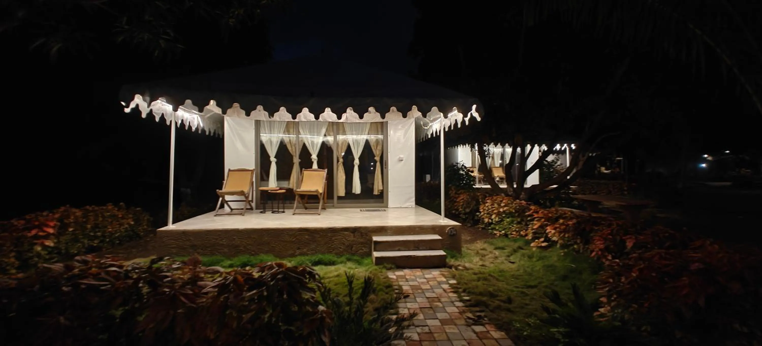 Garden view in Amber Resort