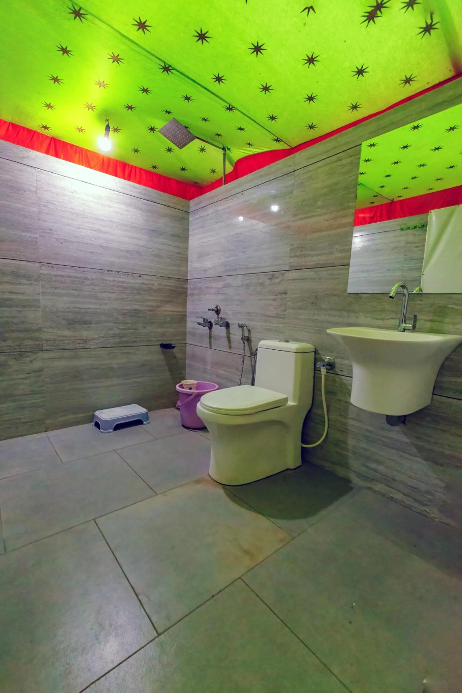 Shower in Amber Resort