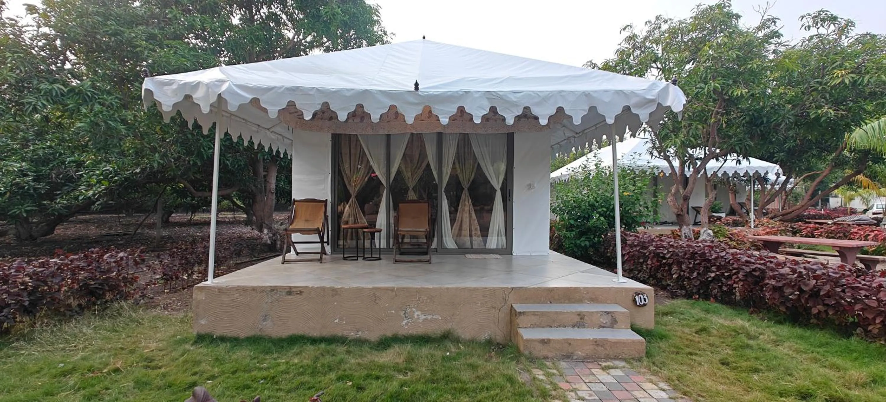 Garden view in Amber Resort