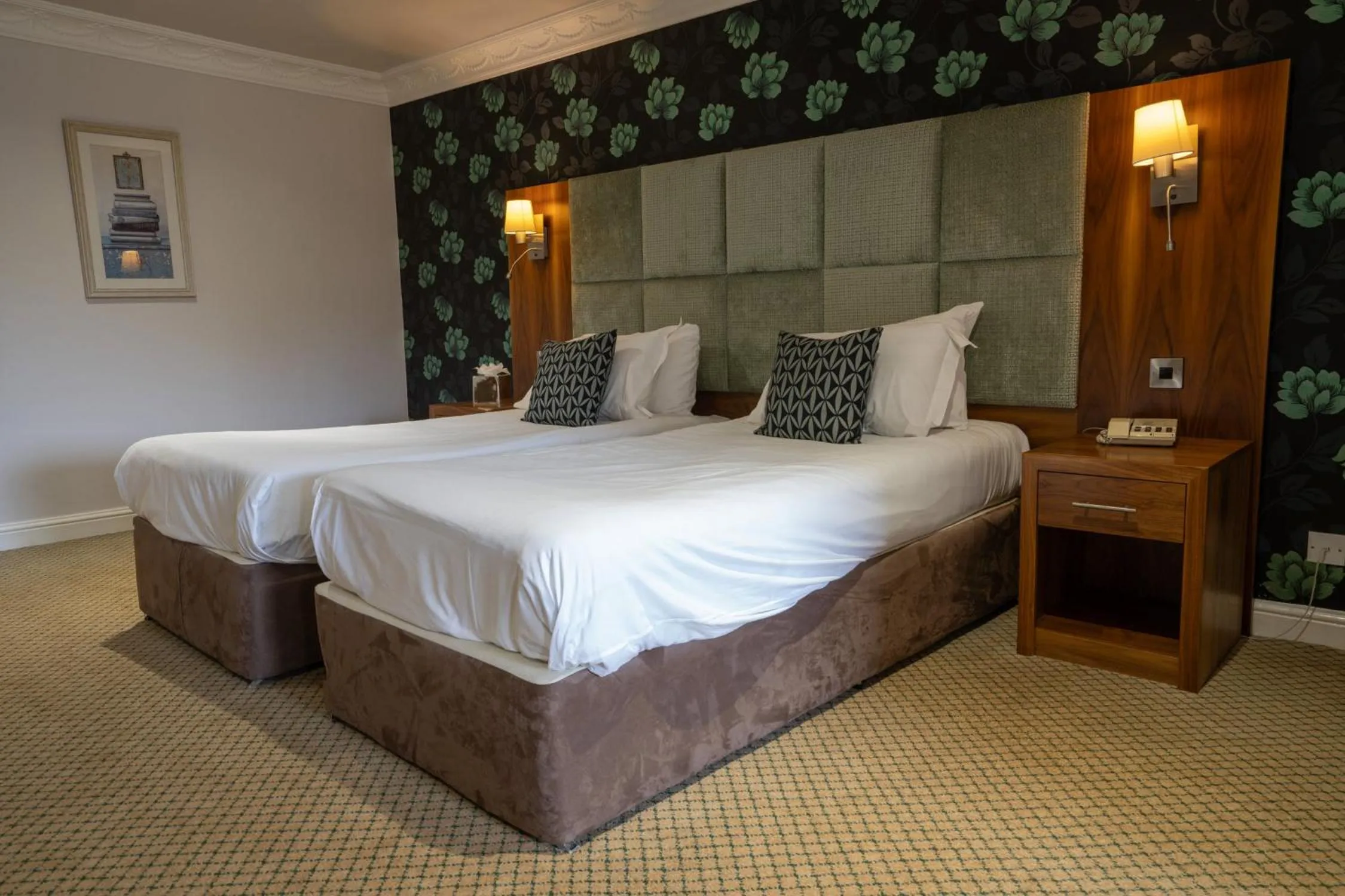 Bed in Waterton Park Hotel