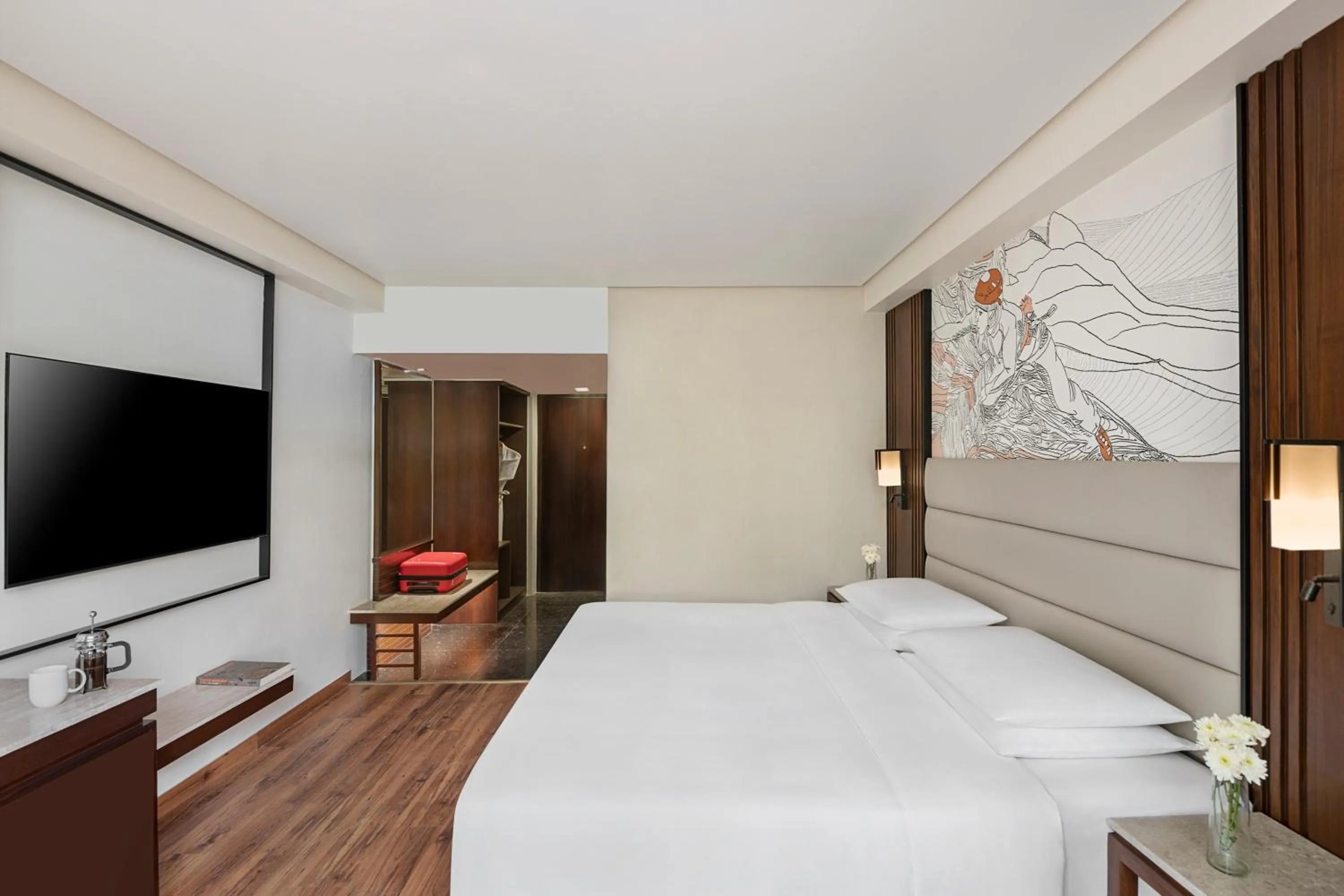 Bed in Hyatt Centric Rajpur Road Dehradun