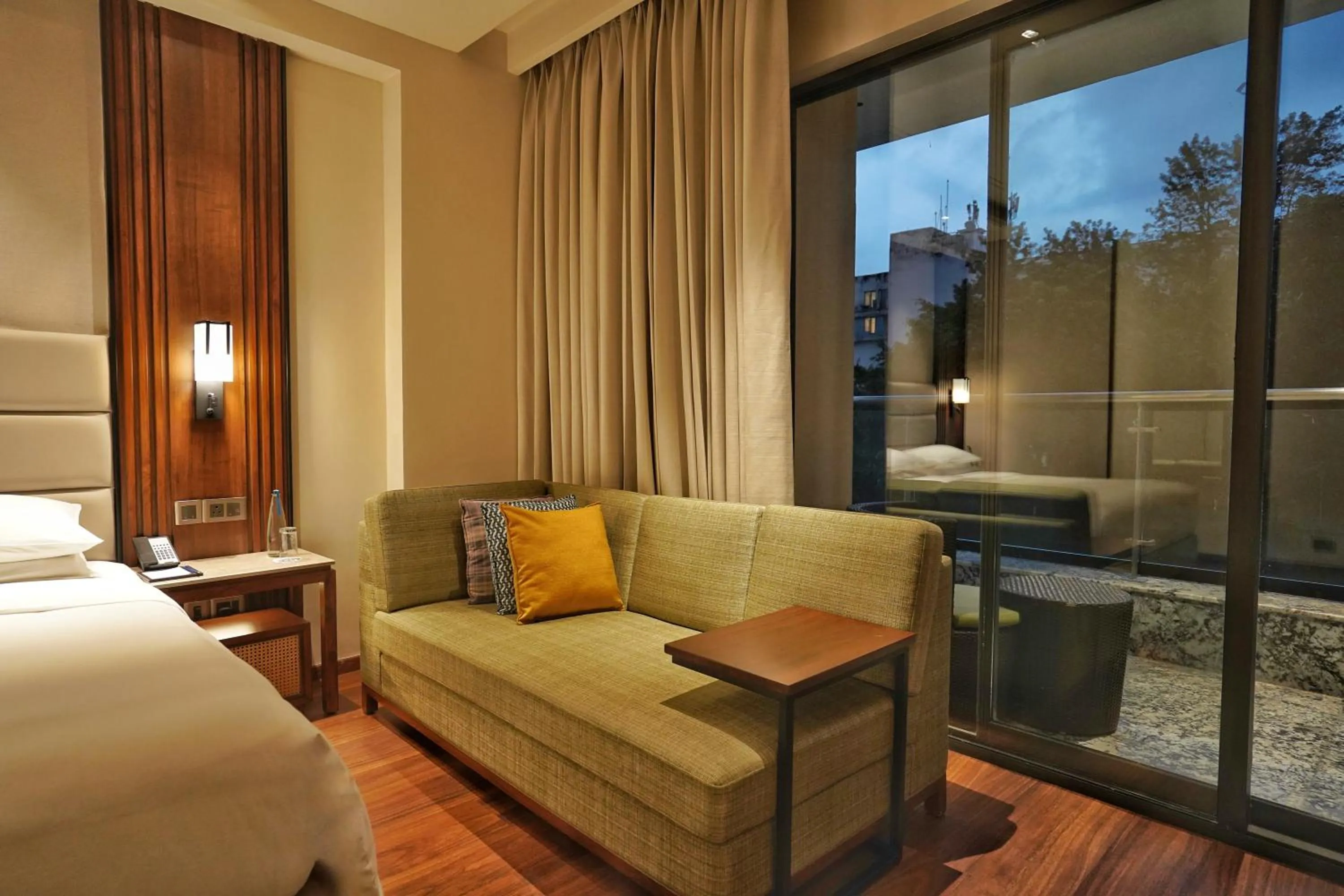 Seating area, Bed in Hyatt Centric Rajpur Road Dehradun