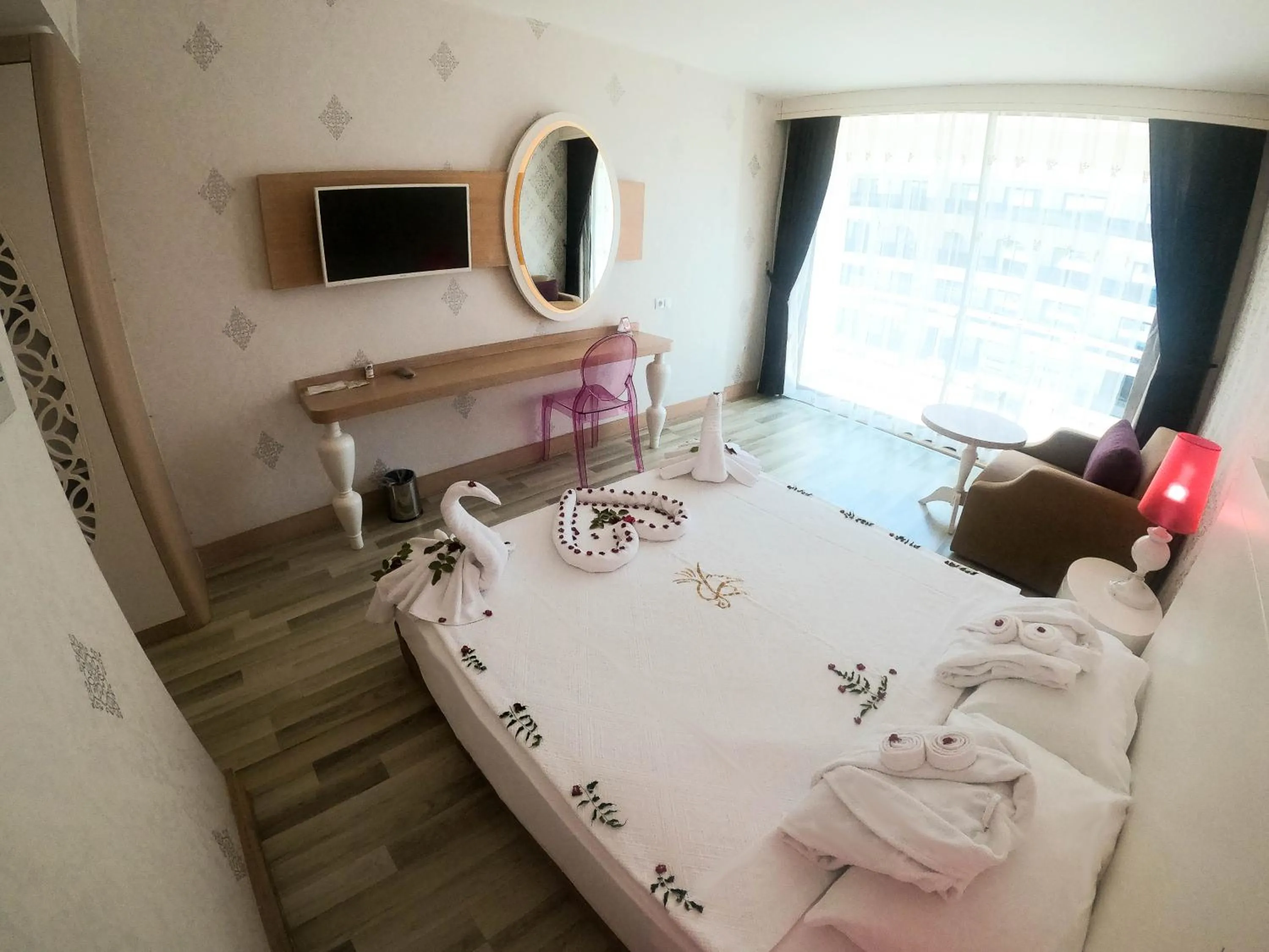 Bed in Raymar Resort & Aqua Ultra All Inclusive