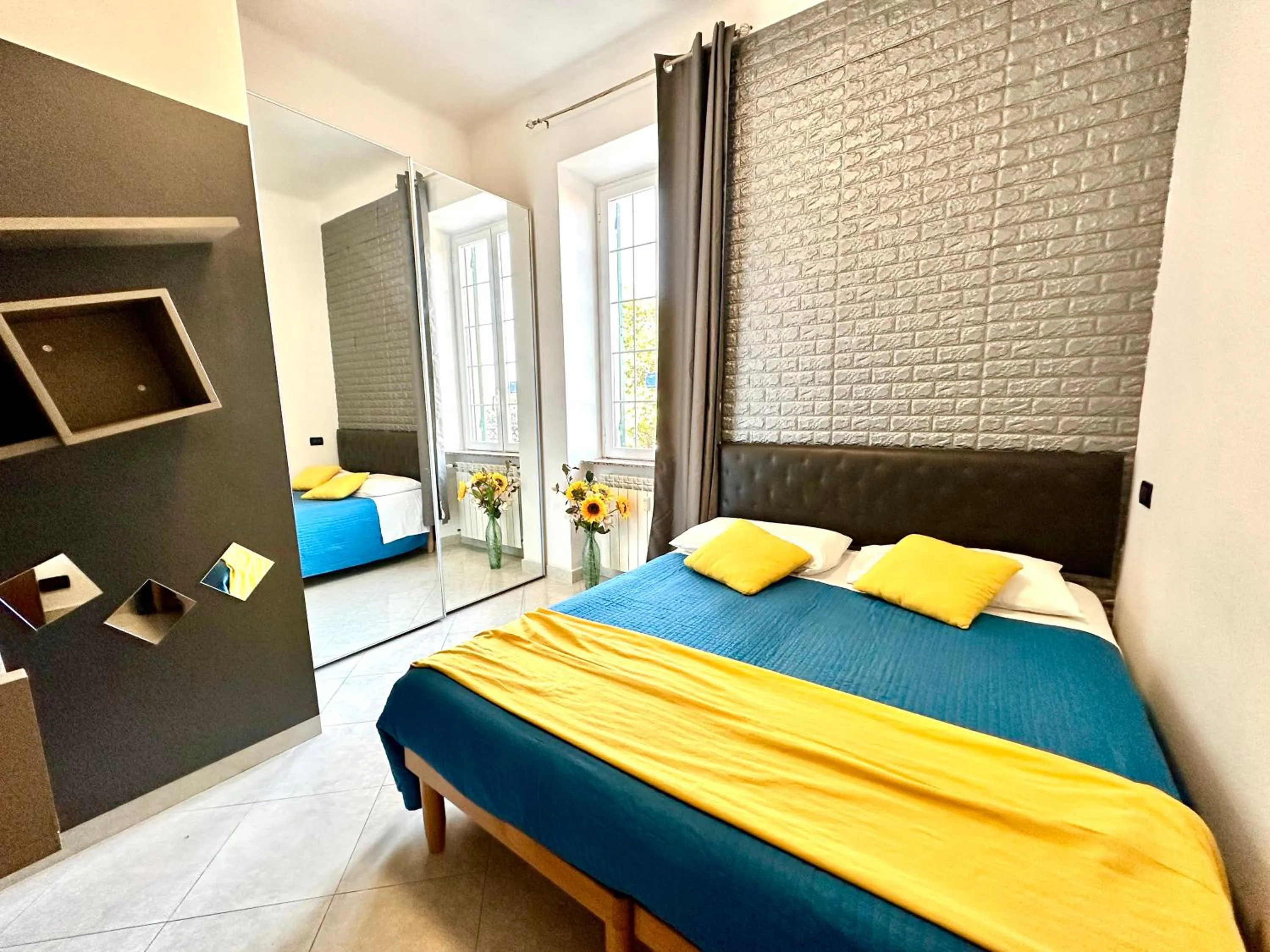 Bed in The Comfort apartment