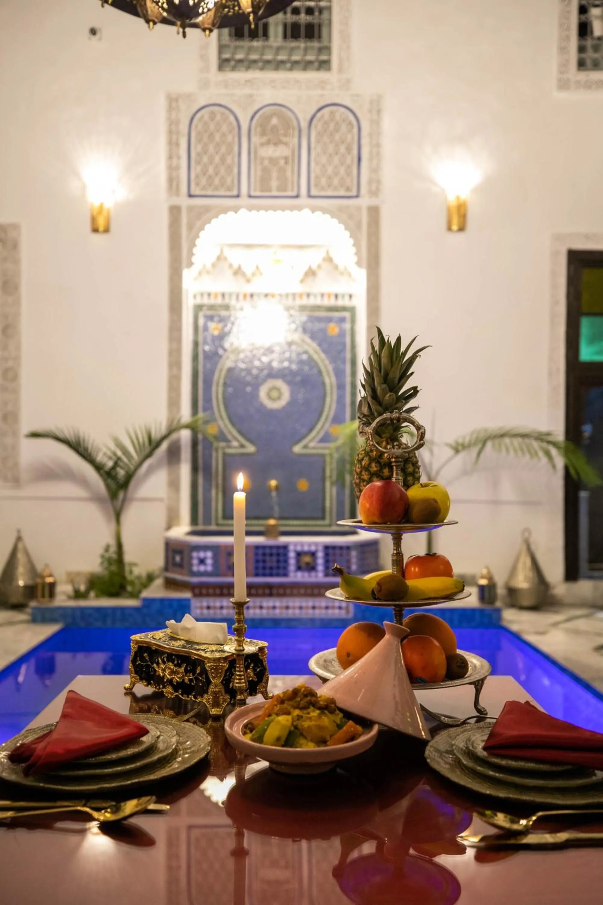 Food and drinks in Palais Chahd Luxury
