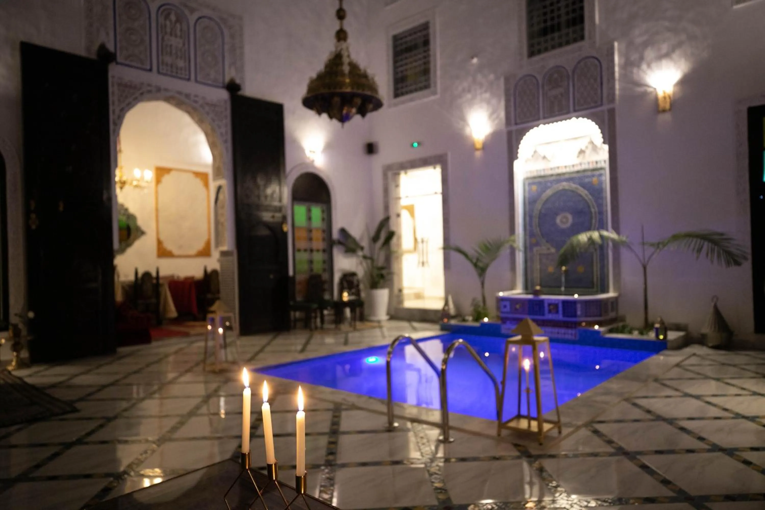 Patio in Palais Chahd Luxury