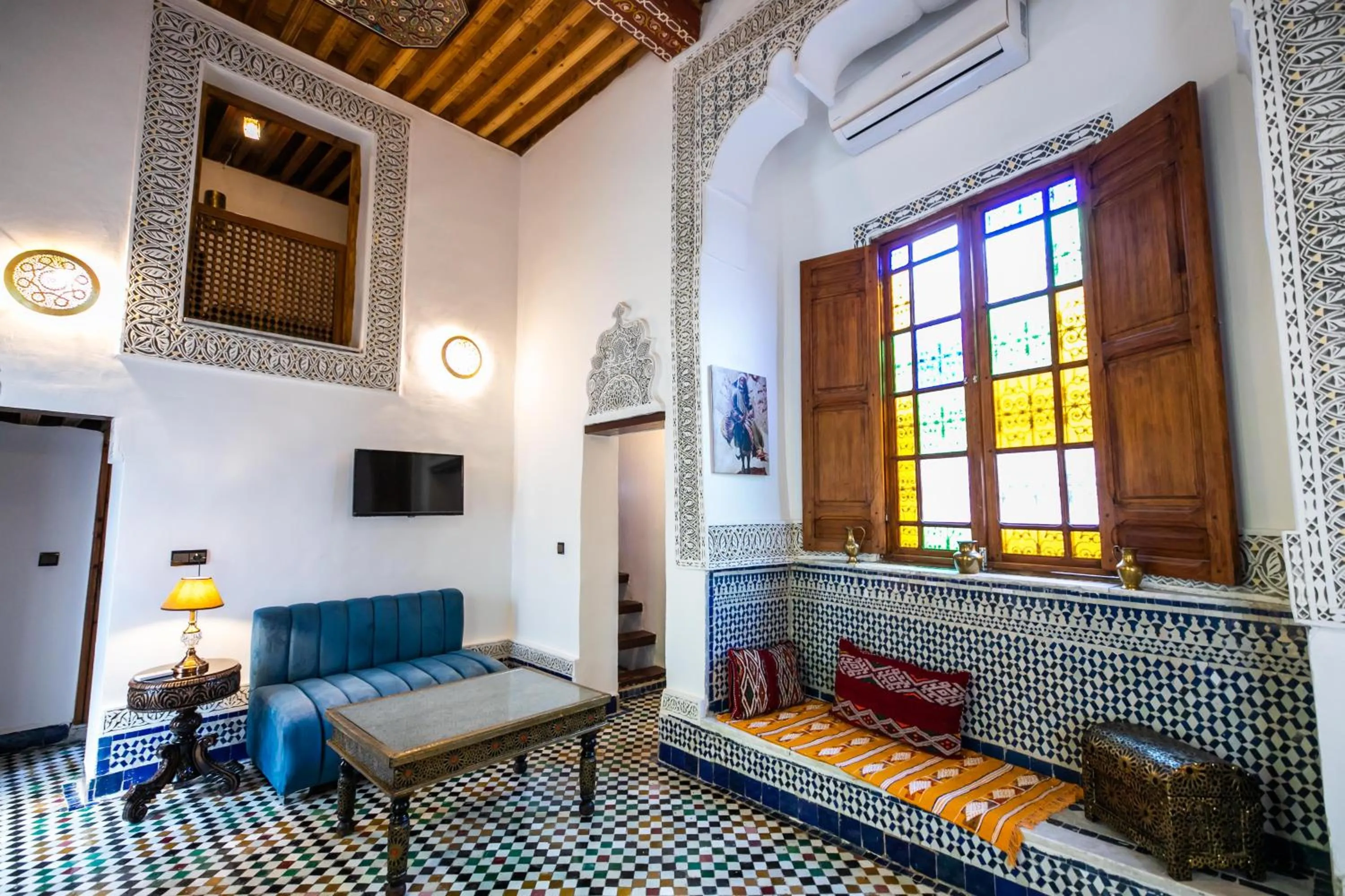 Communal lounge/ TV room in Palais Chahd Luxury