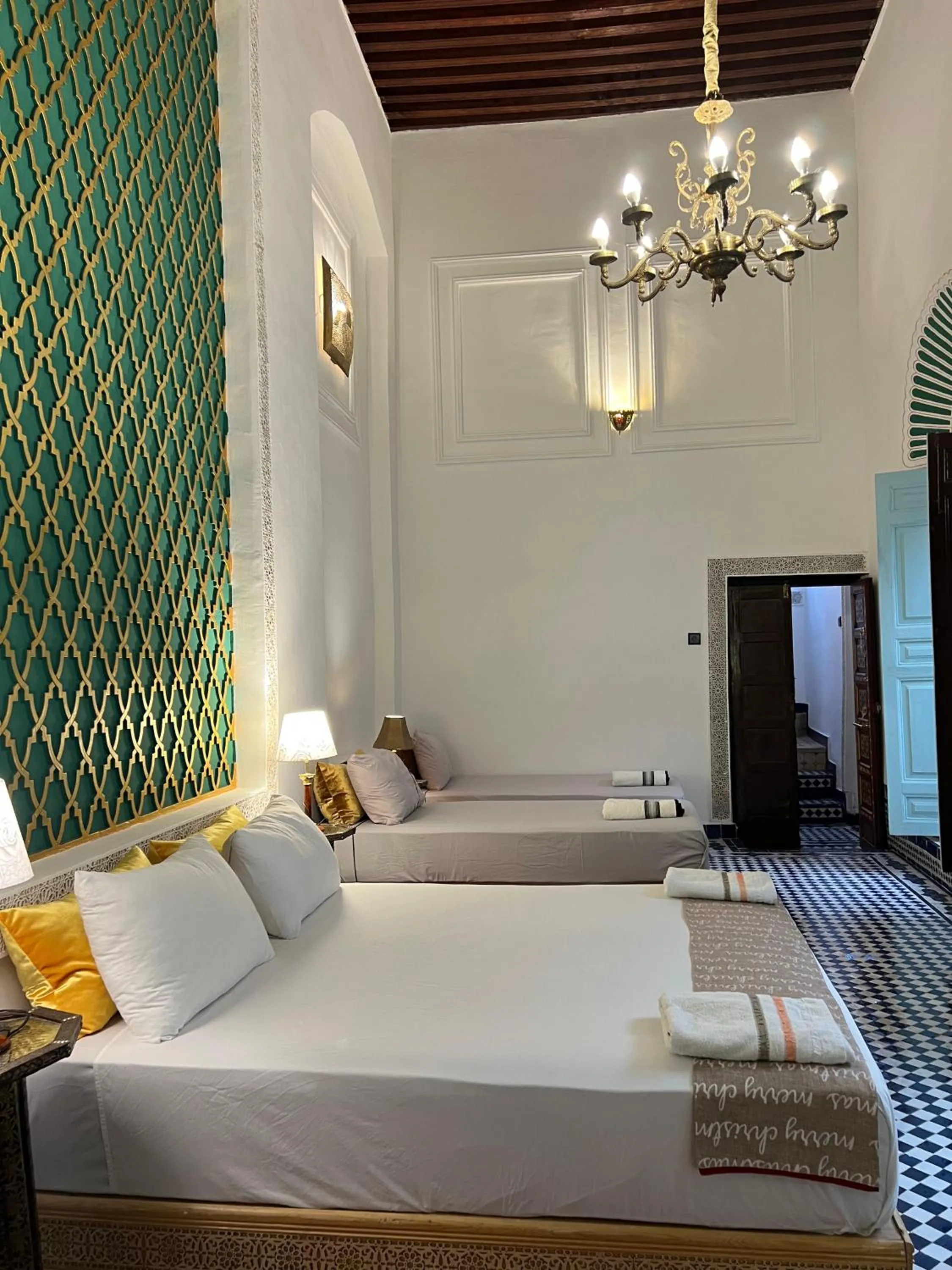 Bed in Palais Chahd Luxury