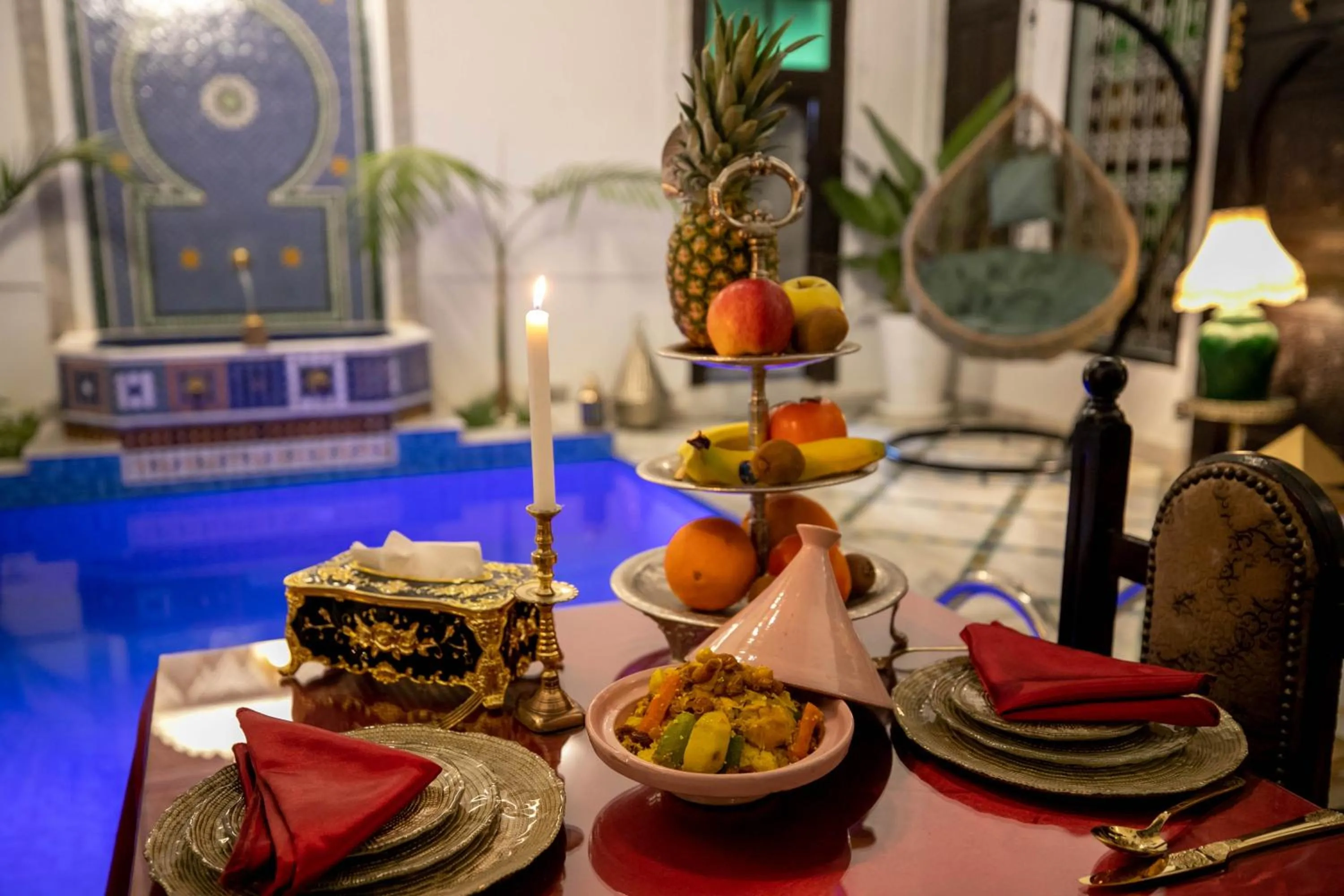 Restaurant/places to eat in Palais Chahd Luxury