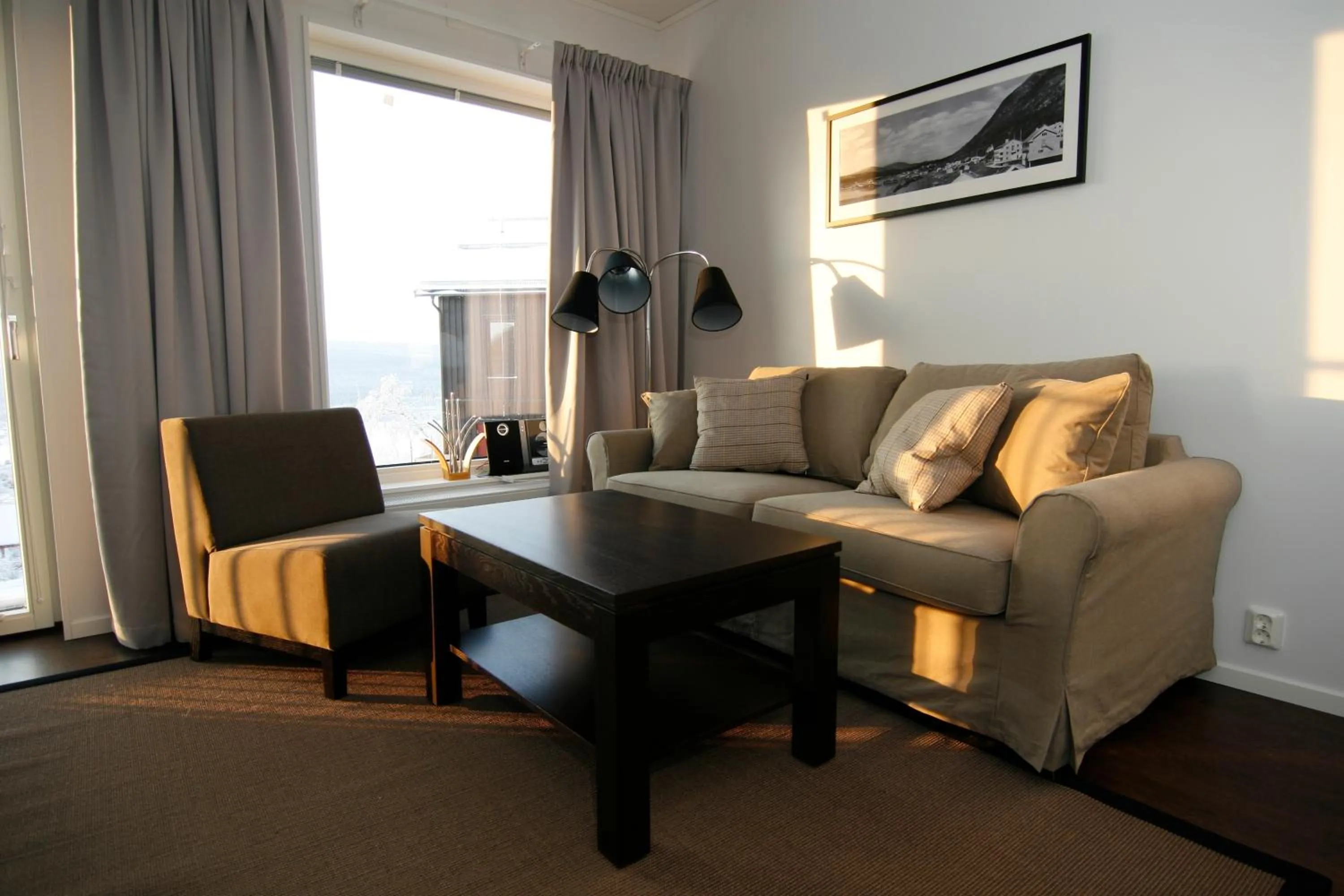 Balcony/Terrace in Funäs Ski Lodge