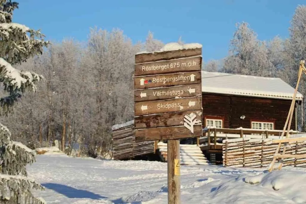 Day in Funäs Ski Lodge