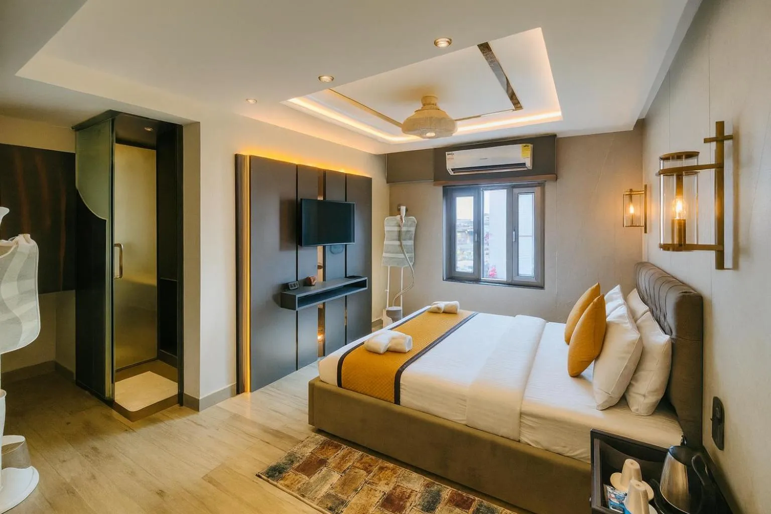 Bedroom, Bed in The Vacation Villa Agra A Boutique Hotel Near Taj Mahal