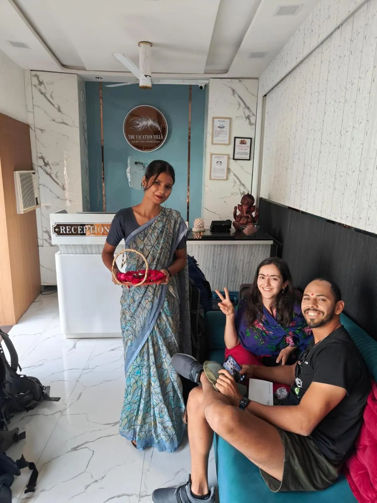 Property building in The Vacation Villa Agra A Boutique Hotel Near Taj Mahal