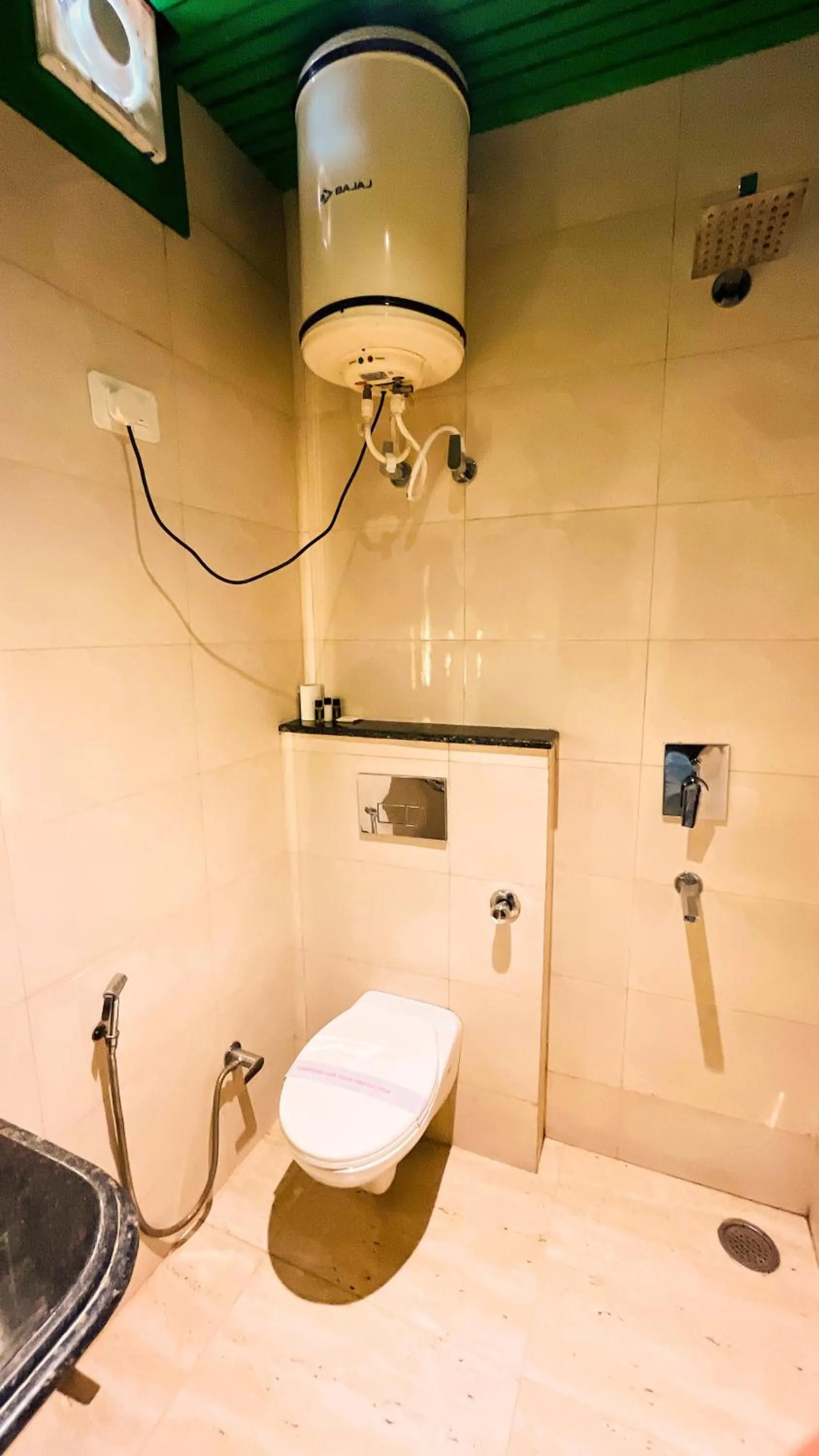 Shower in The Vacation Villa Agra A Boutique Hotel Near Taj Mahal