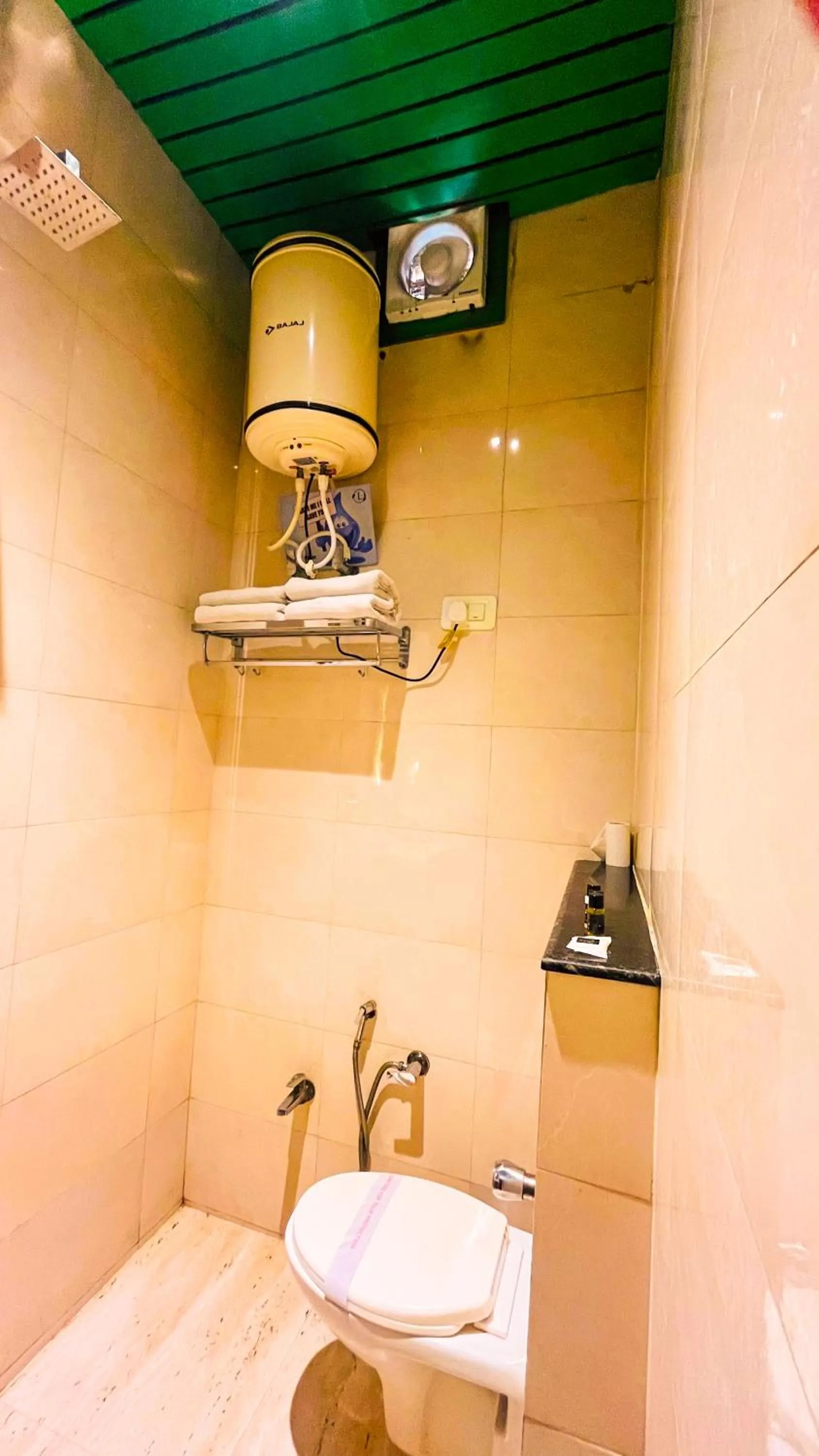 Toilet in The Vacation Villa Agra A Boutique Hotel Near Taj Mahal