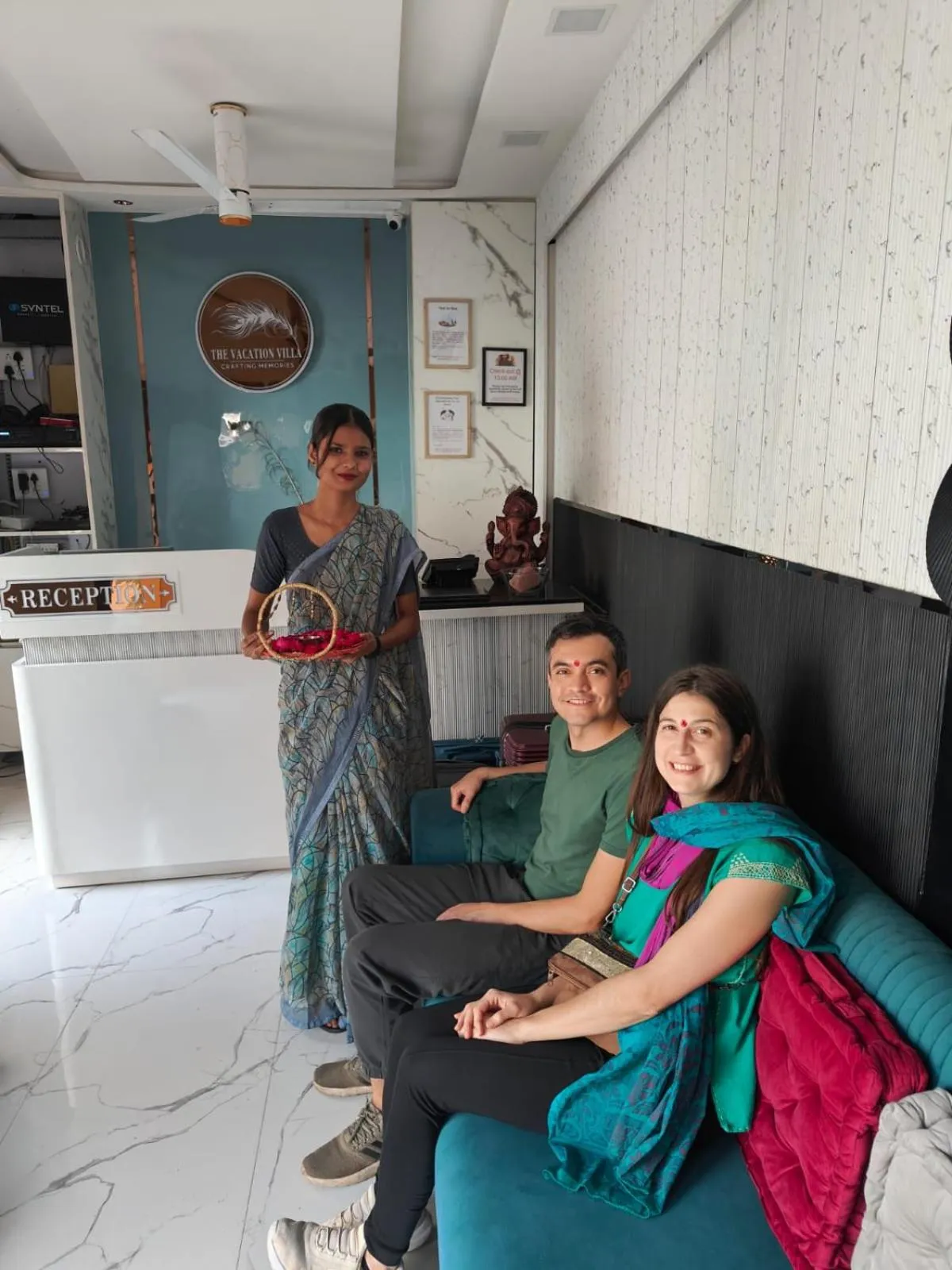 Lobby or reception in The Vacation Villa Agra A Boutique Hotel Near Taj Mahal