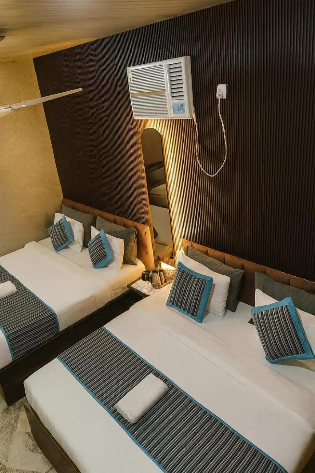 Bed in The Vacation Villa Agra A Boutique Hotel Near Taj Mahal