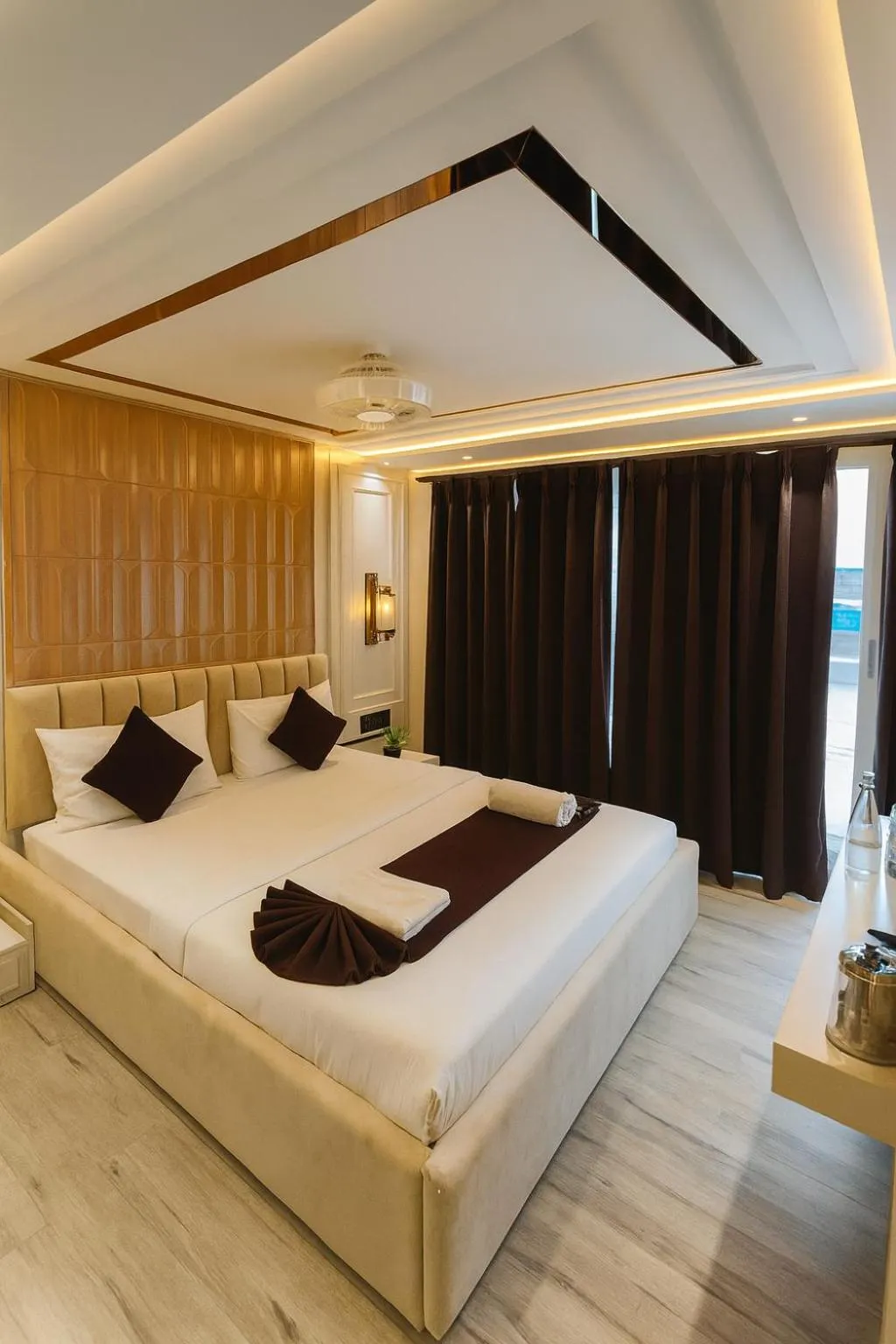 Bedroom, Bed in The Vacation Villa Agra A Boutique Hotel Near Taj Mahal