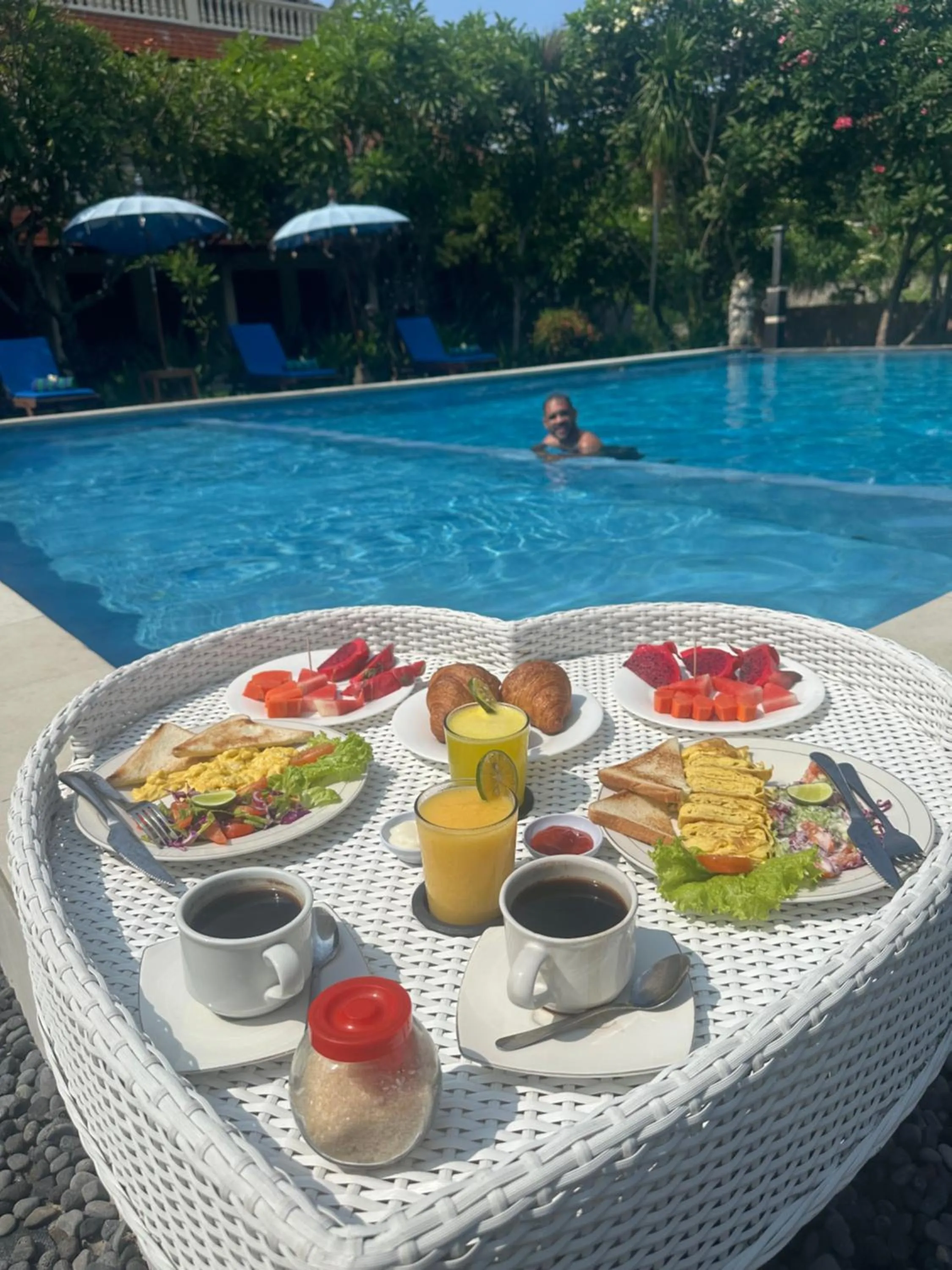 Breakfast in New Mekar Jaya Hotel