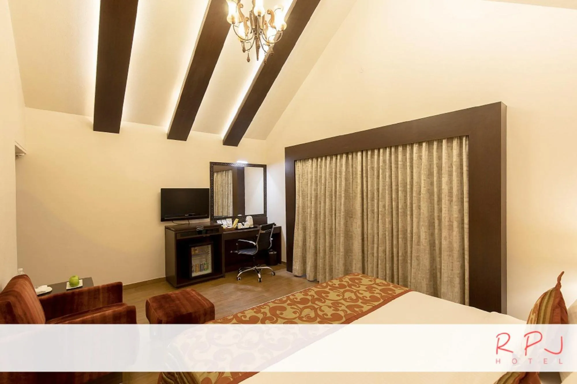 Bed in RPJ Hotel Rajkot
