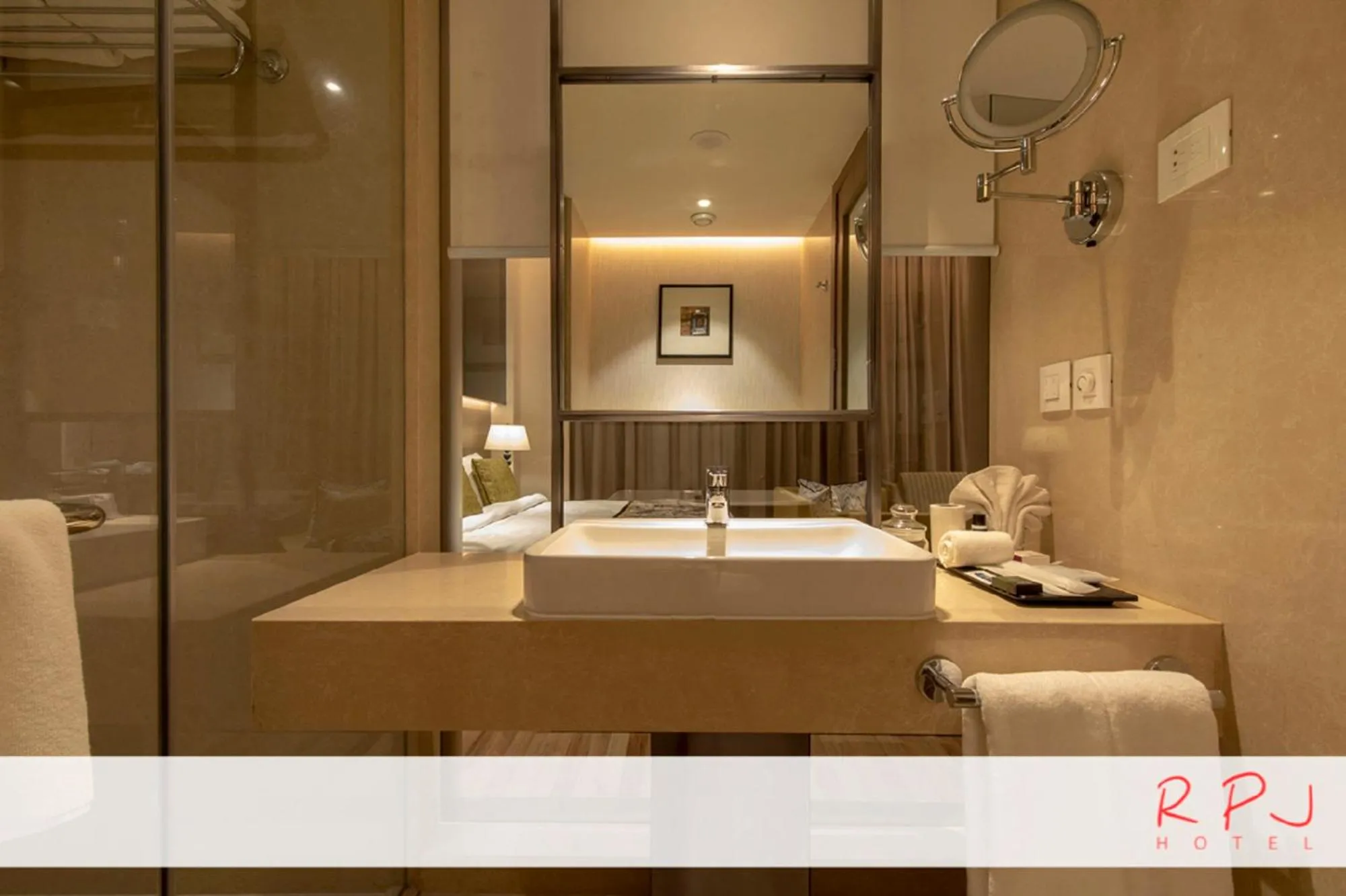 Shower in RPJ Hotel Rajkot