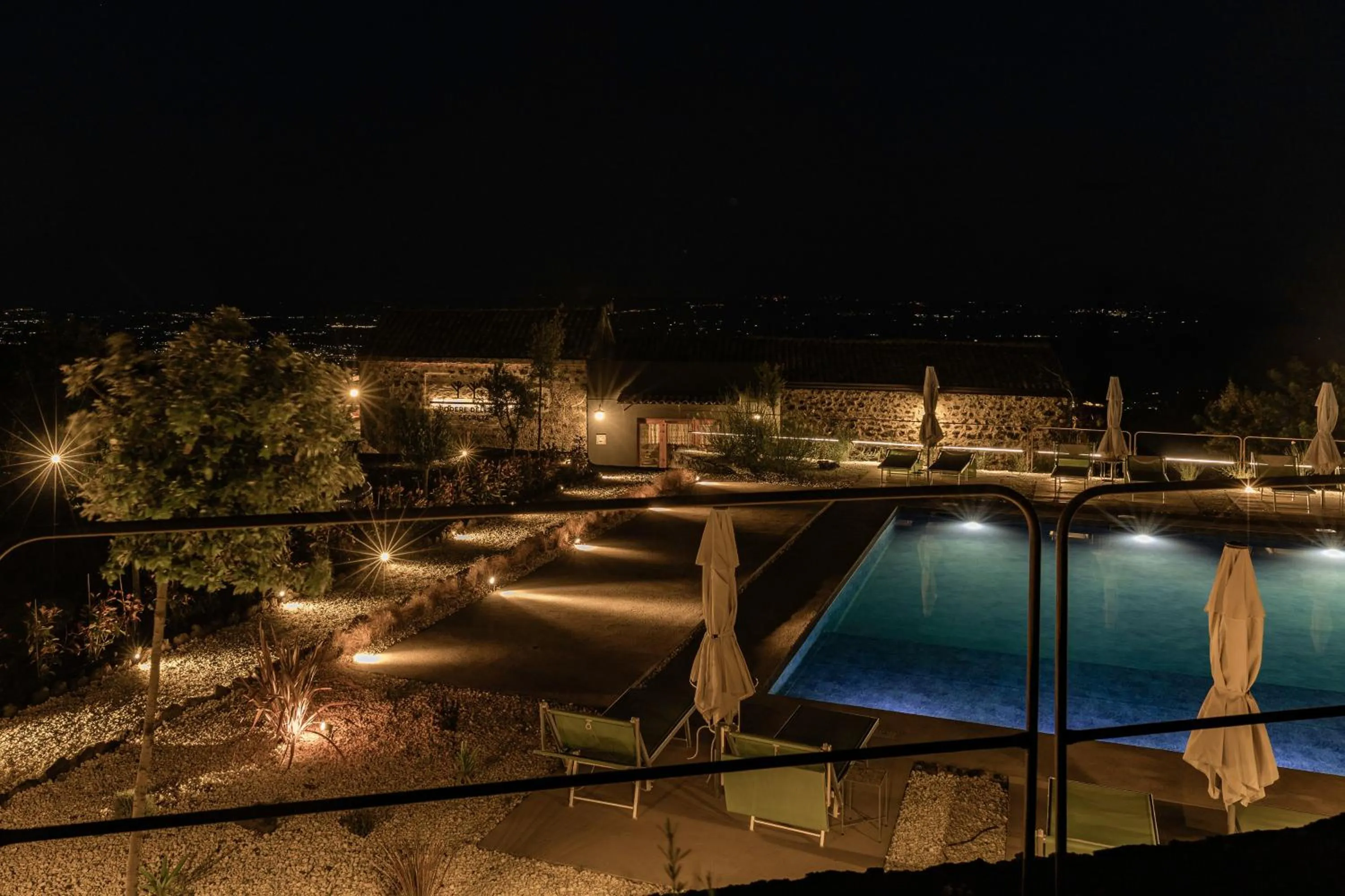Swimming pool in PODERE DELL'ETNA SEGRETA - Essential Nature Hotel & Glamping