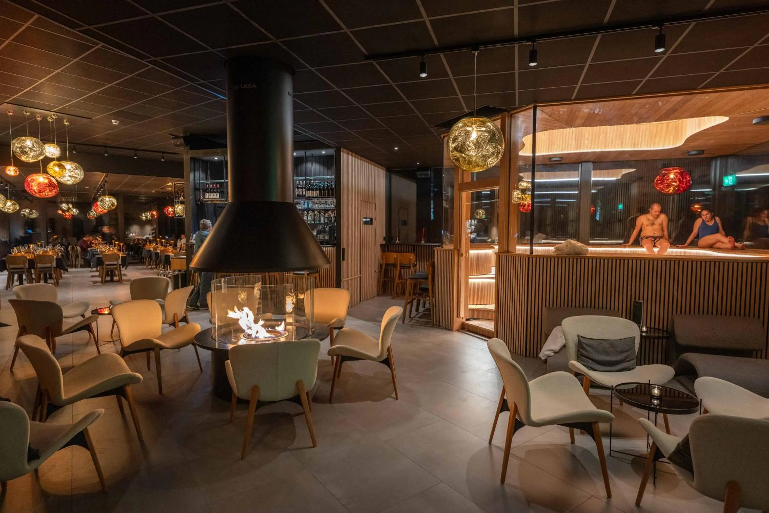 Restaurant/places to eat in Adults Only Invisible Forest Lodge & SPA