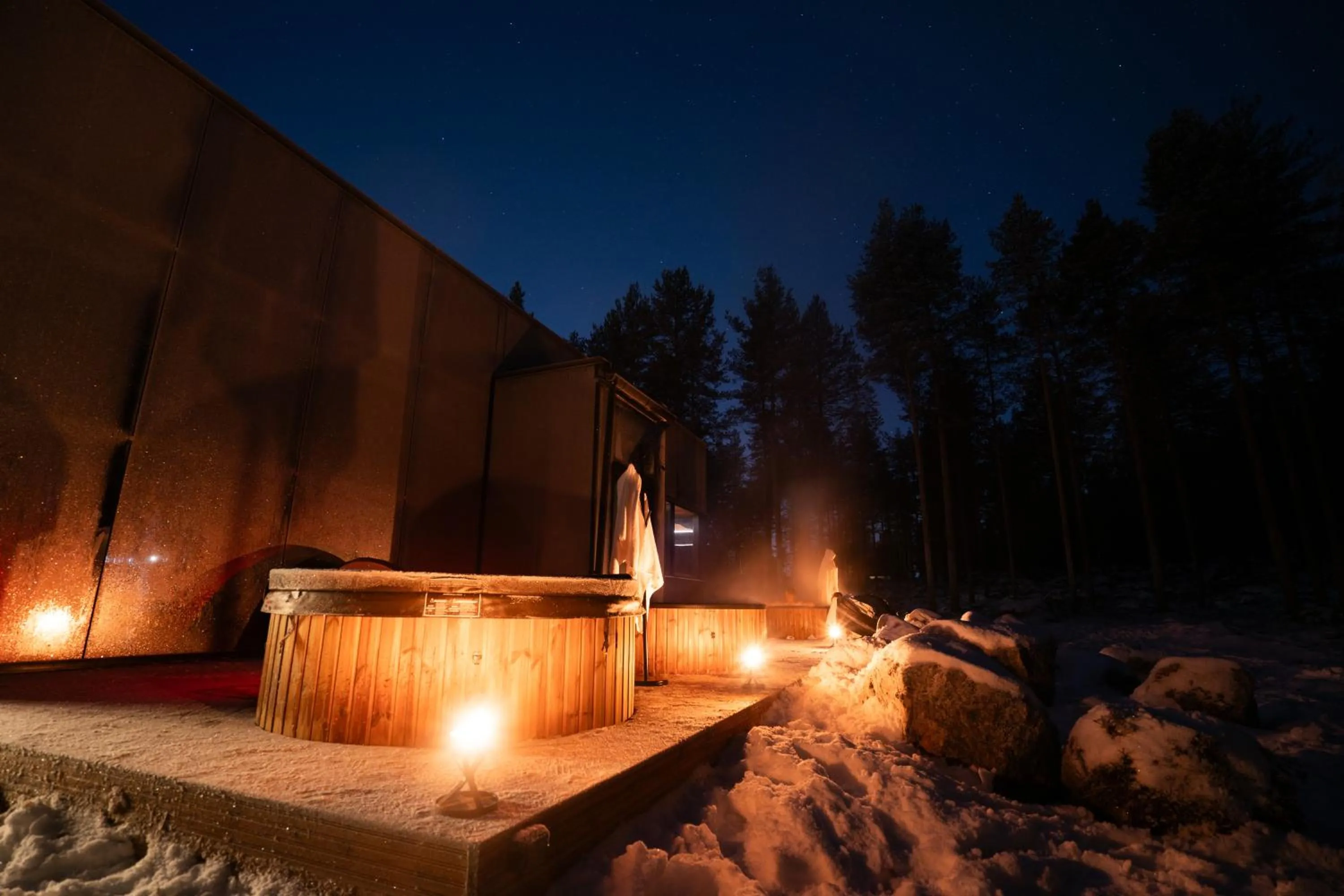 Restaurant/places to eat in Adults Only Invisible Forest Lodge & SPA