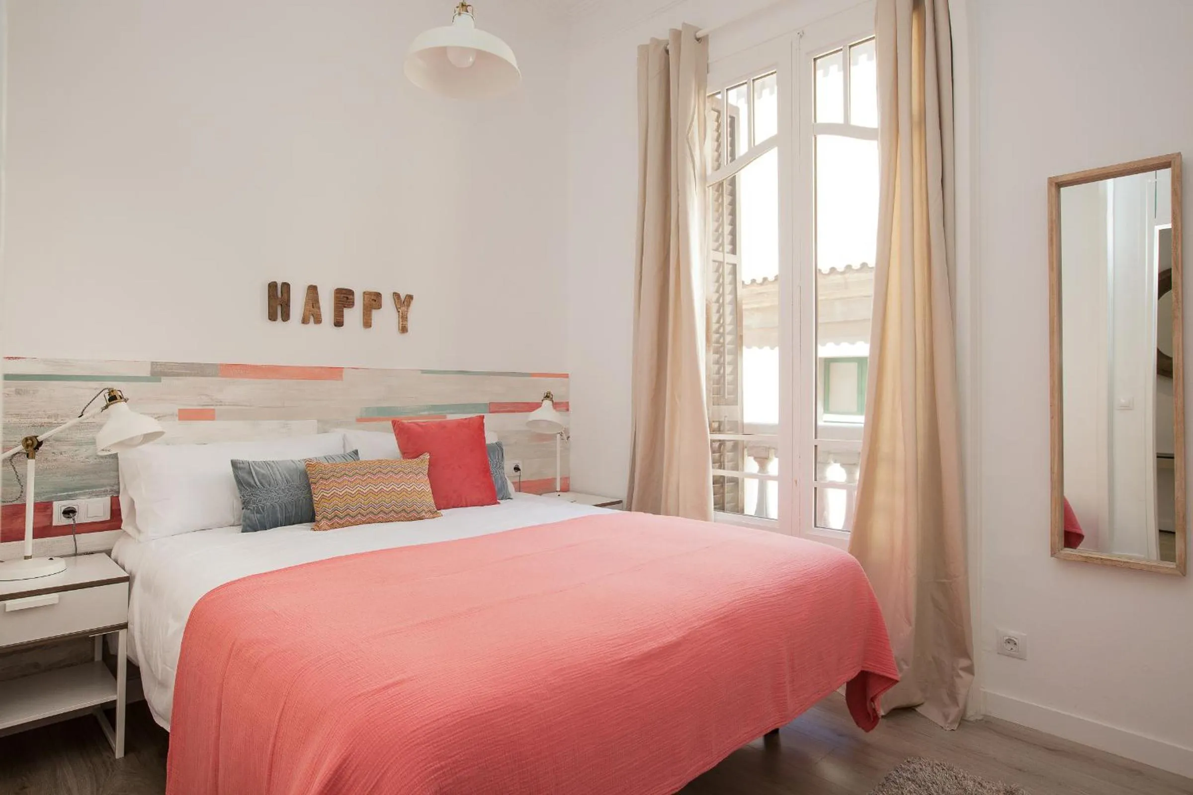 Bedroom, Bed in Click&Flat Seneca Suites