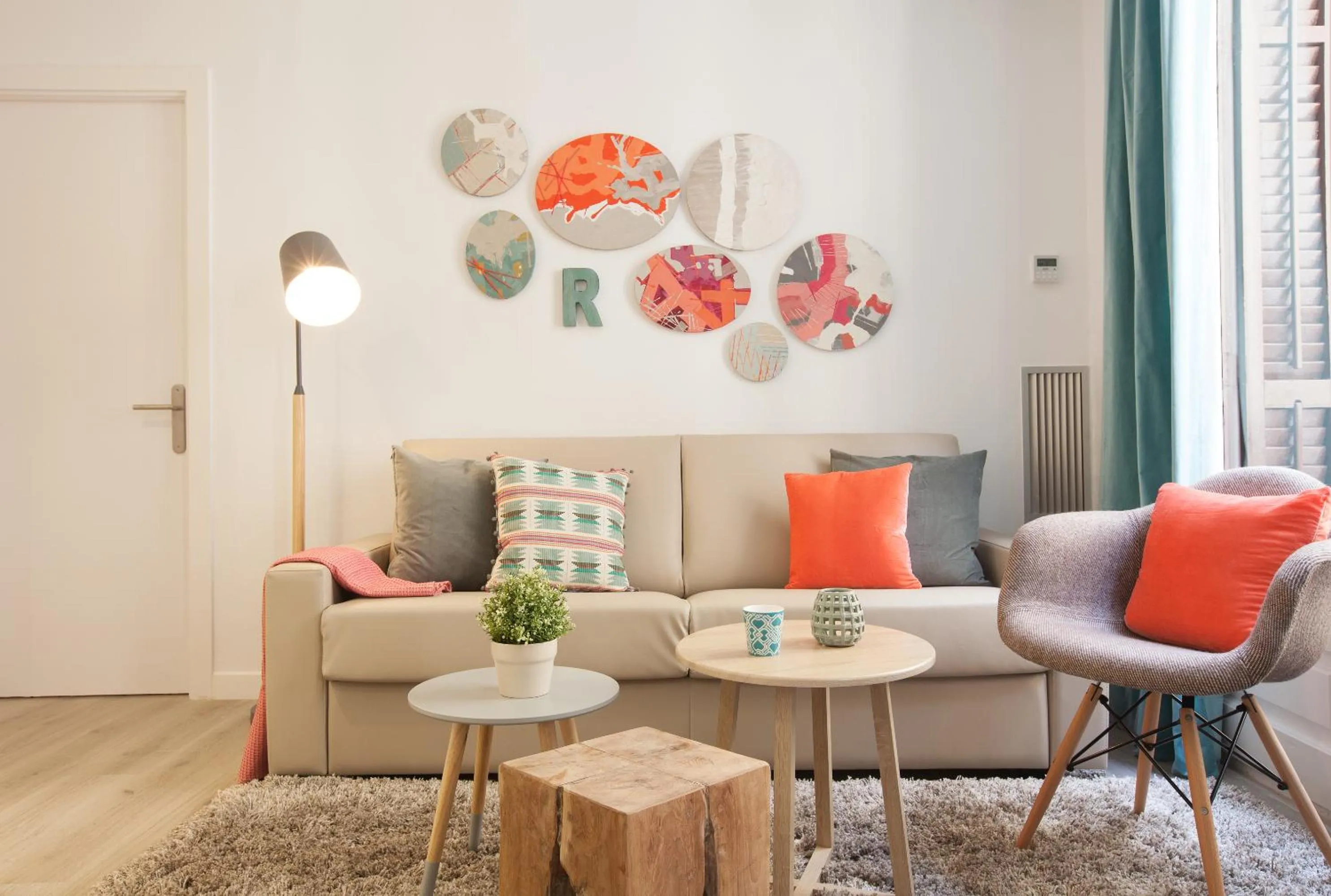 Living room in Click&Flat Seneca Suites