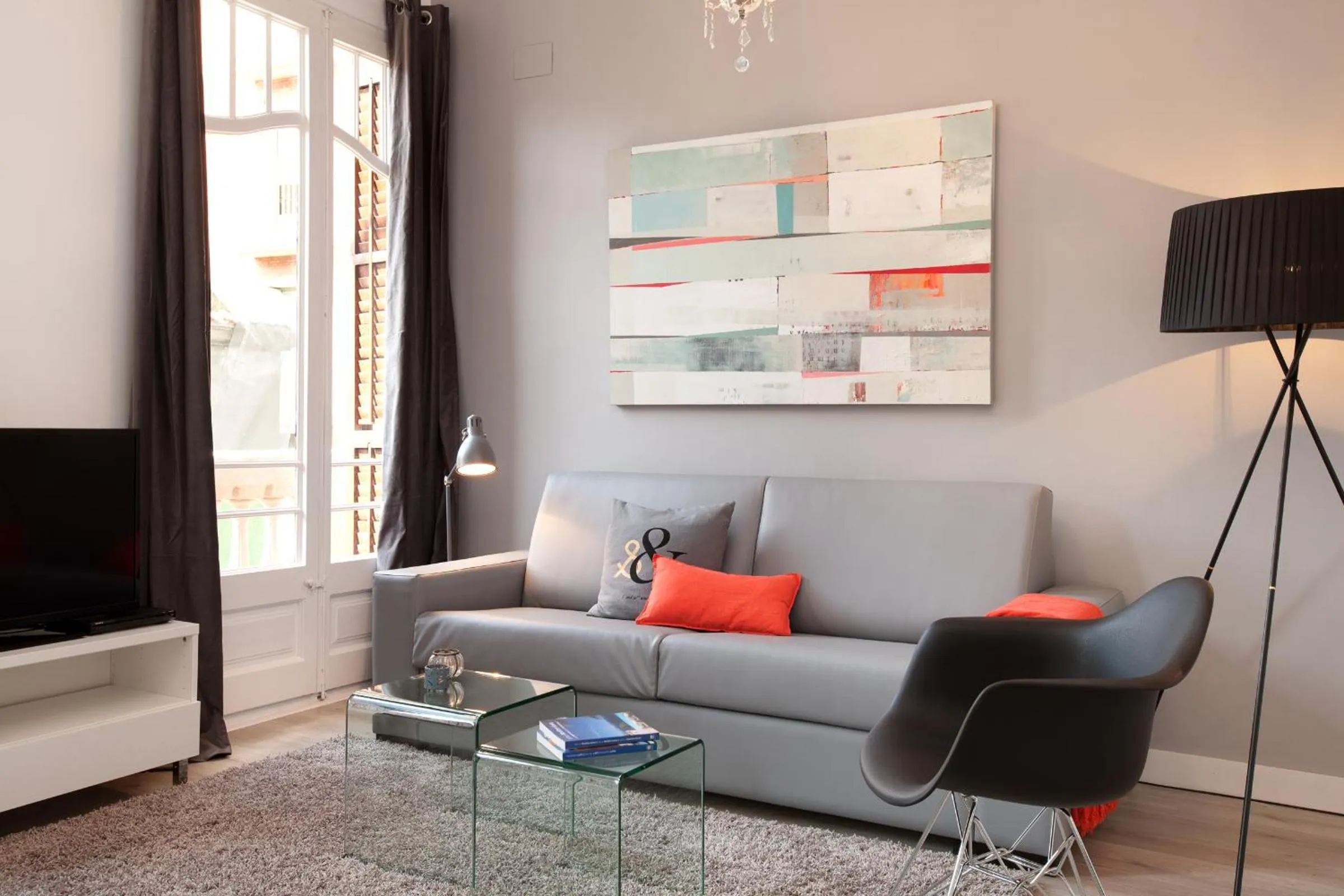 Living room in Click&Flat Seneca Suites