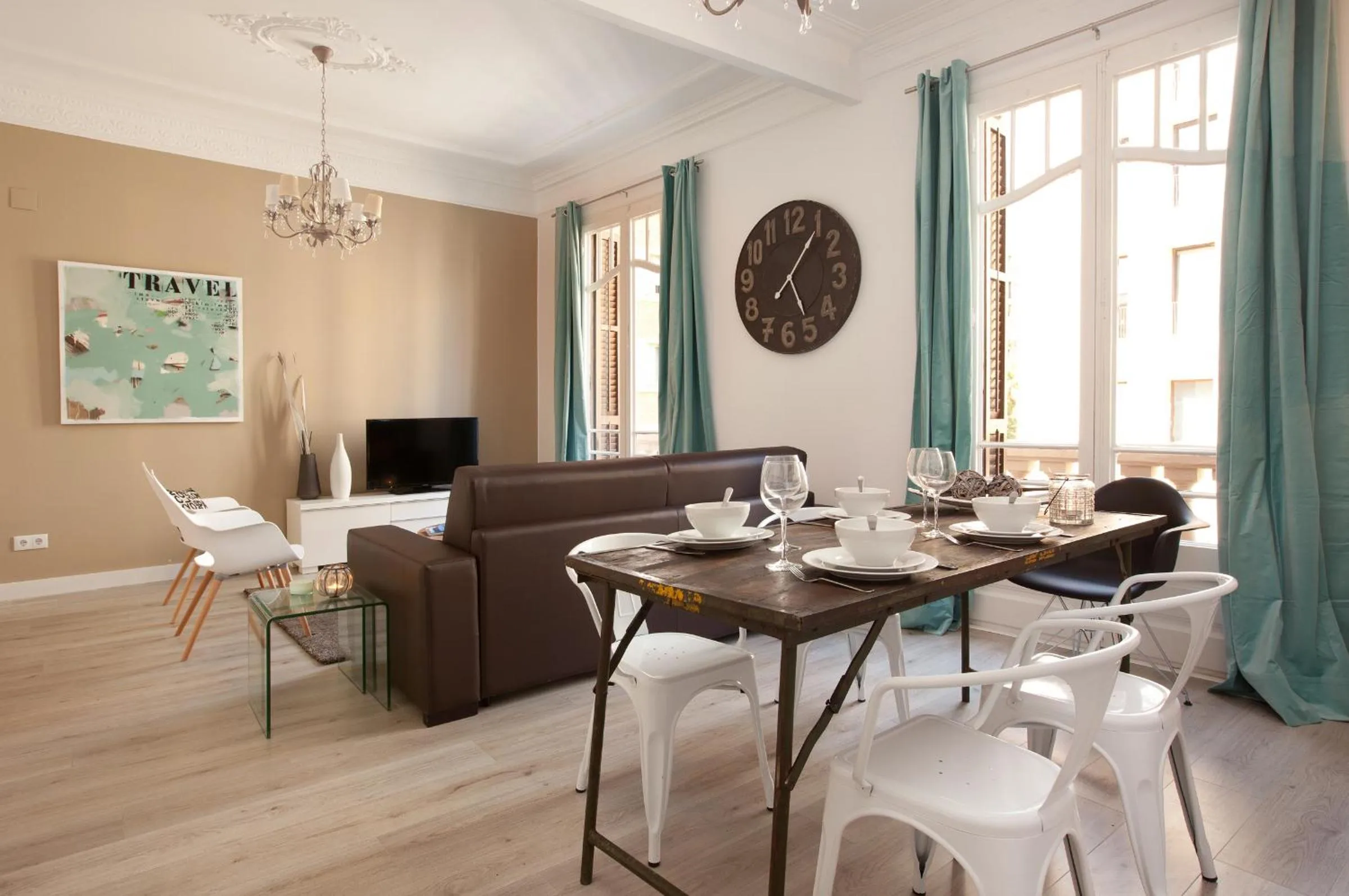 Living room in Click&Flat Seneca Suites