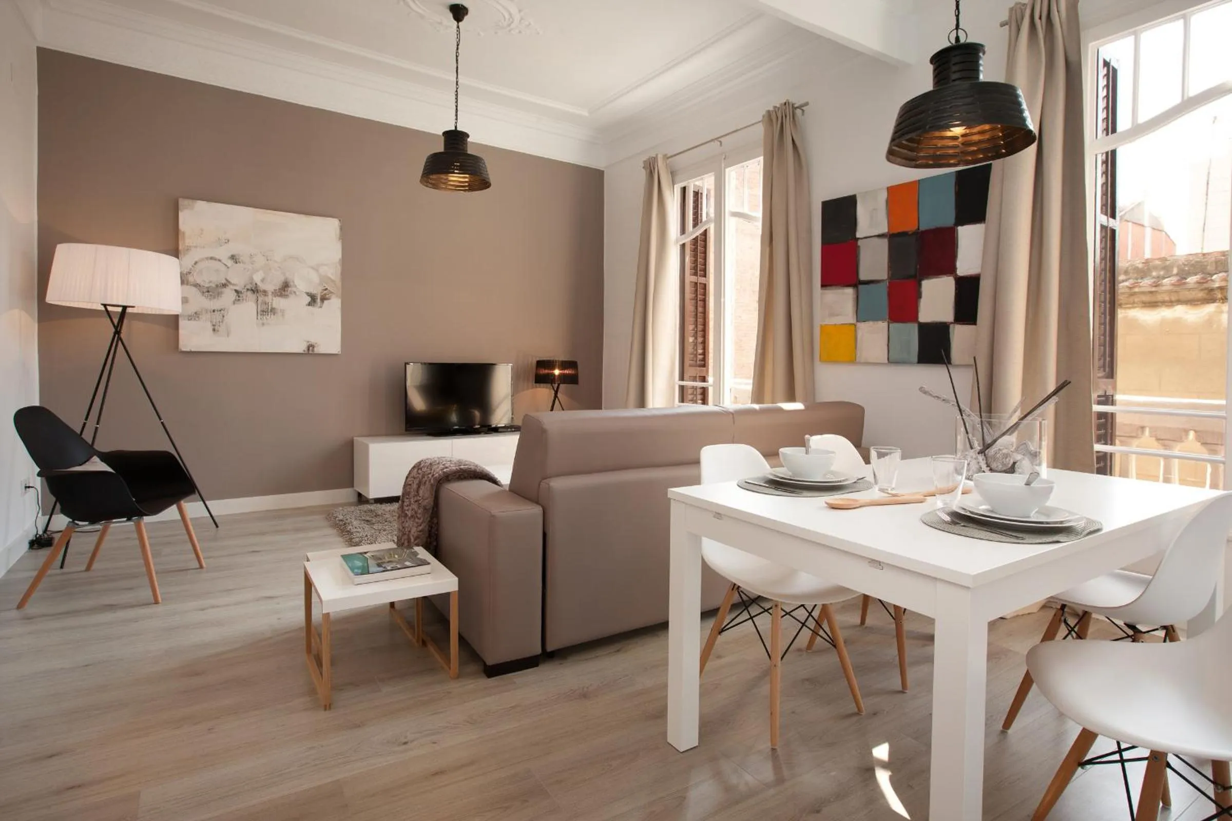 Living room in Click&Flat Seneca Suites