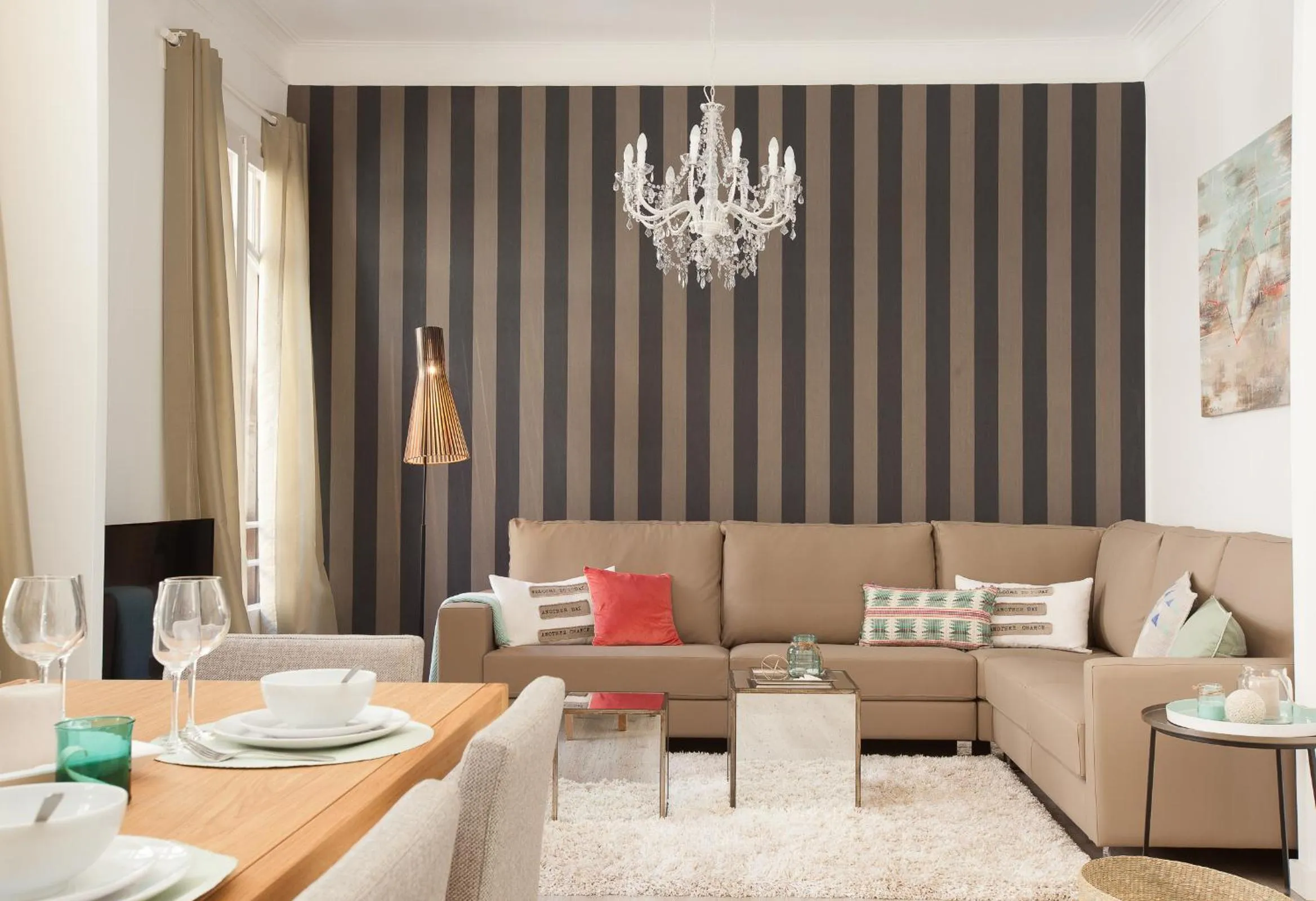 Living room in Click&Flat Seneca Suites