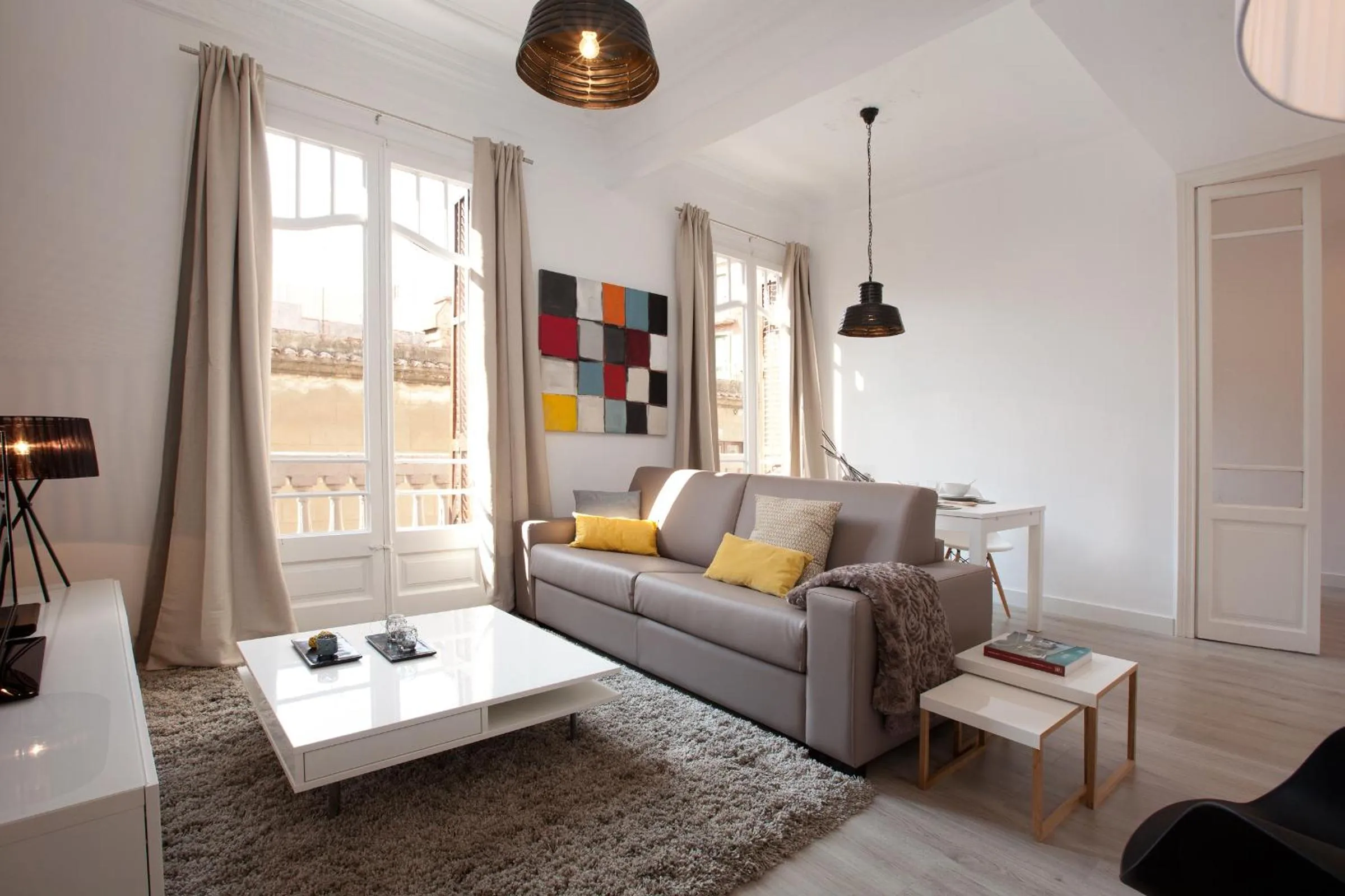 Living room in Click&Flat Seneca Suites