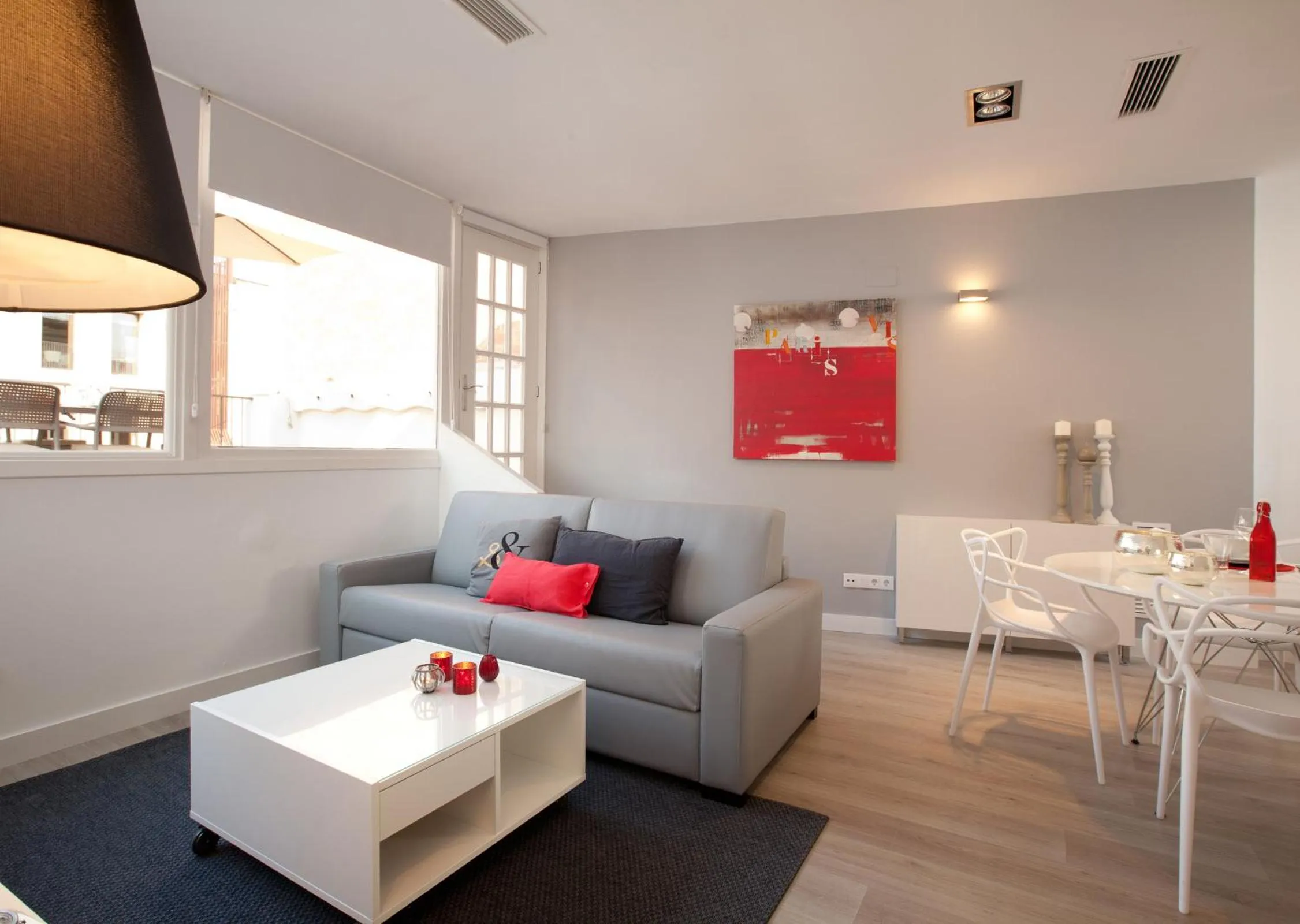 Living room in Click&Flat Seneca Suites