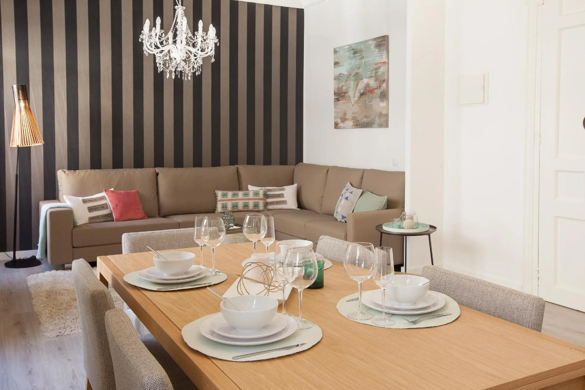 Living room in Click&Flat Seneca Suites