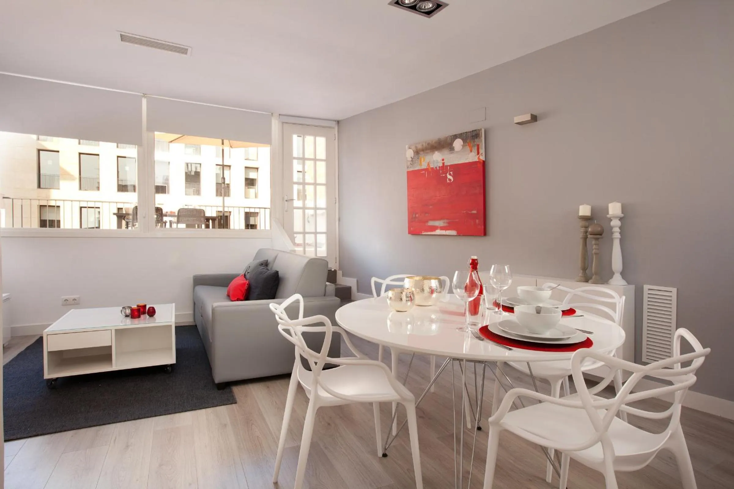 Living room in Click&Flat Seneca Suites