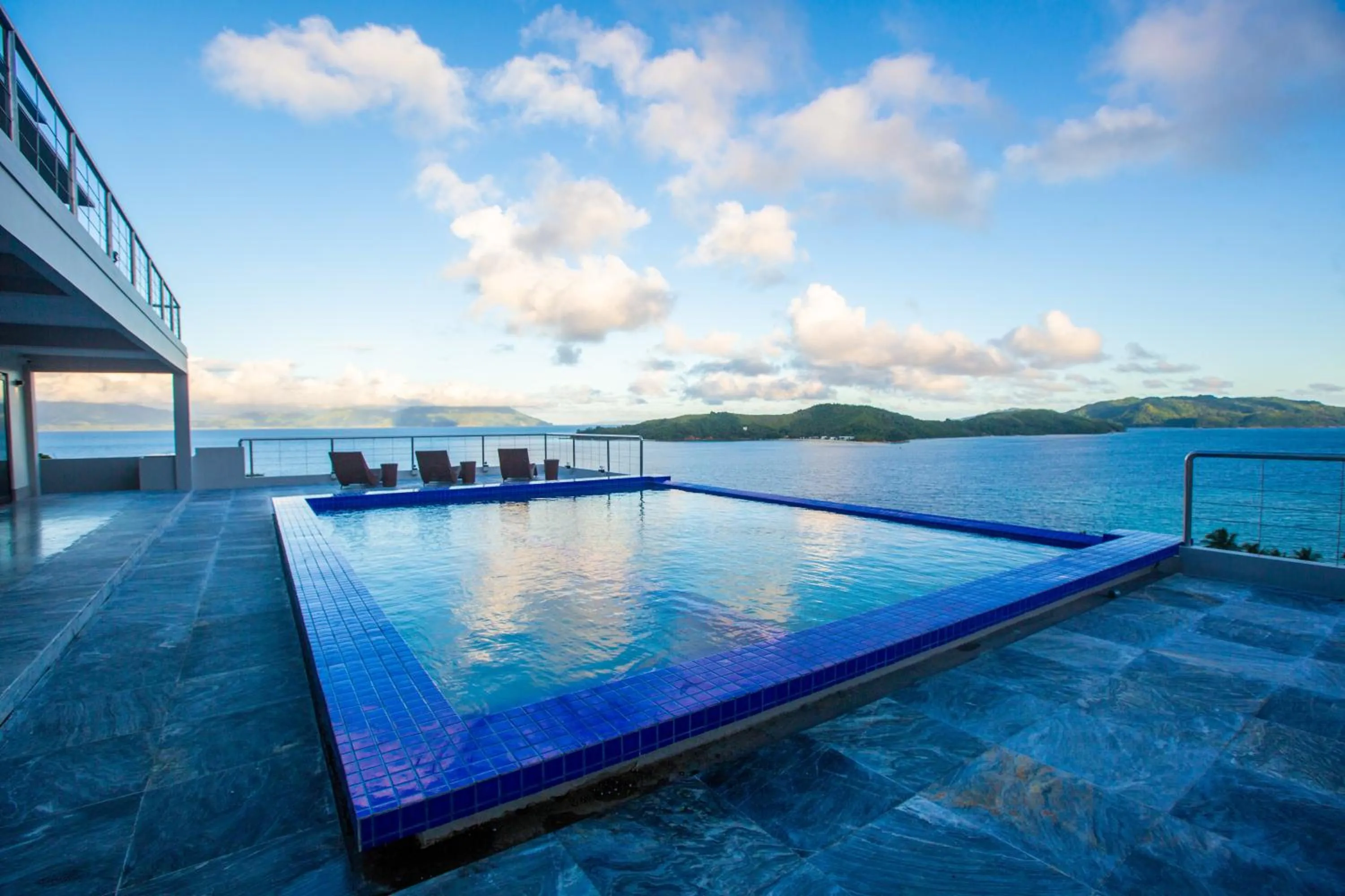 Pool view in Horizon Hotel Romblon