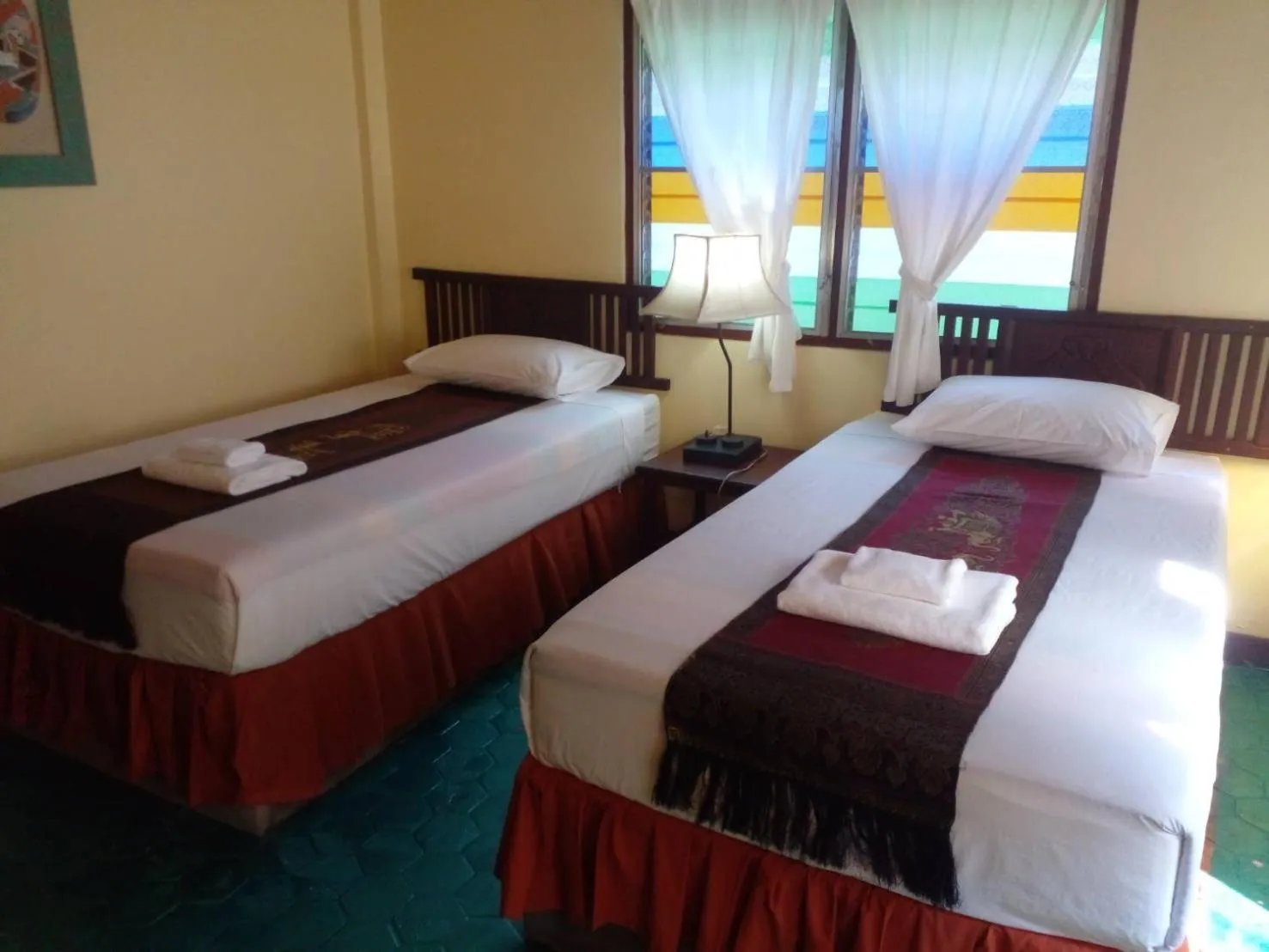 Bedroom, Bed in Golden Triangle Palace Hotel