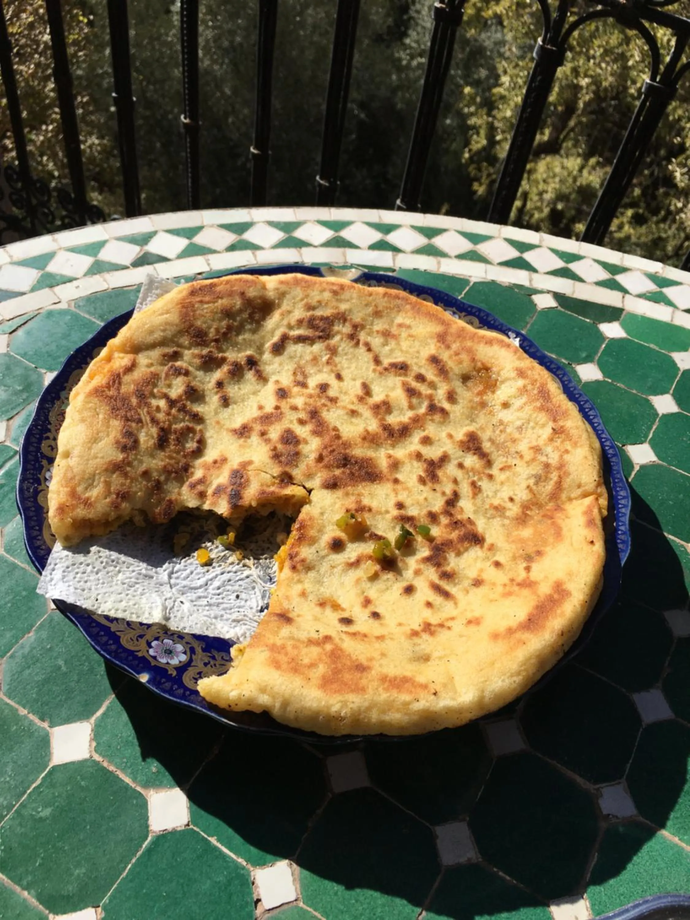 Breakfast in La Petite Gorge, Hôtel & Restaurant Todra Gorge